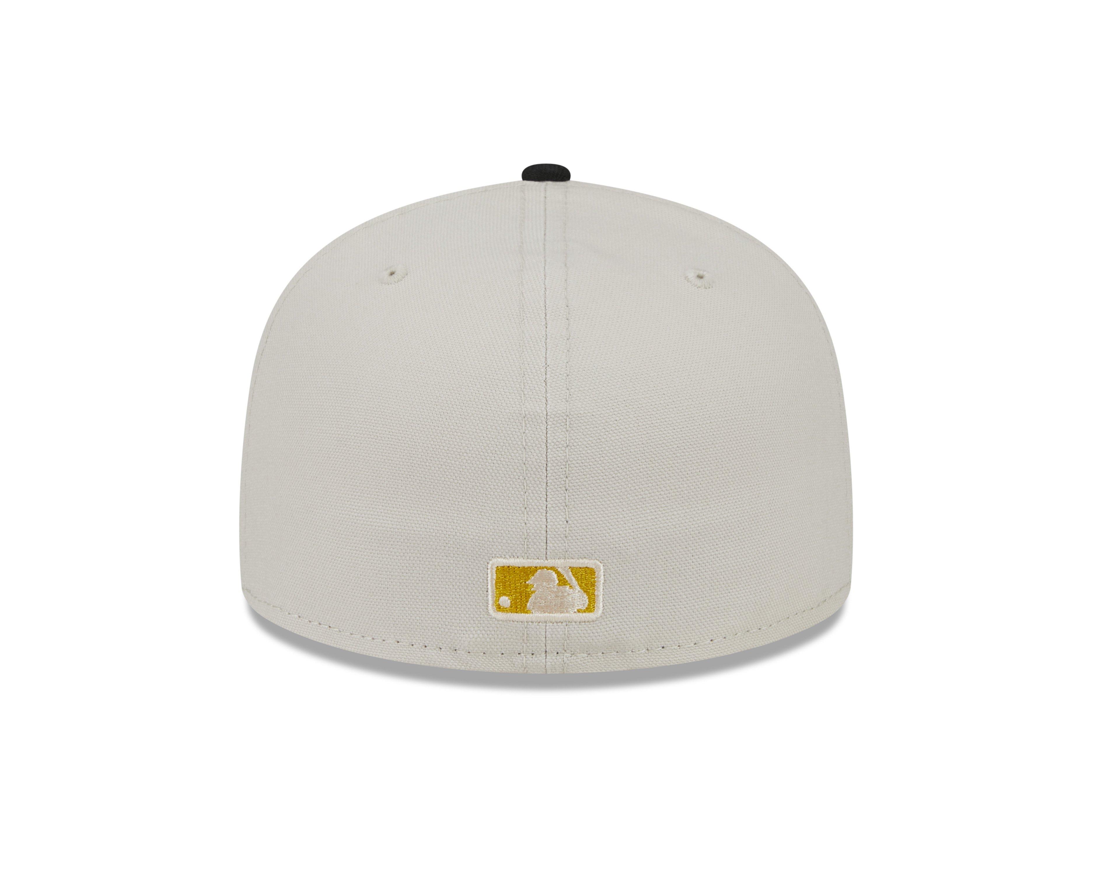 New Era New York Yankees Two-Tone Stone 59FIFTY Fitted Hat - CREAM Thumbnail View 3