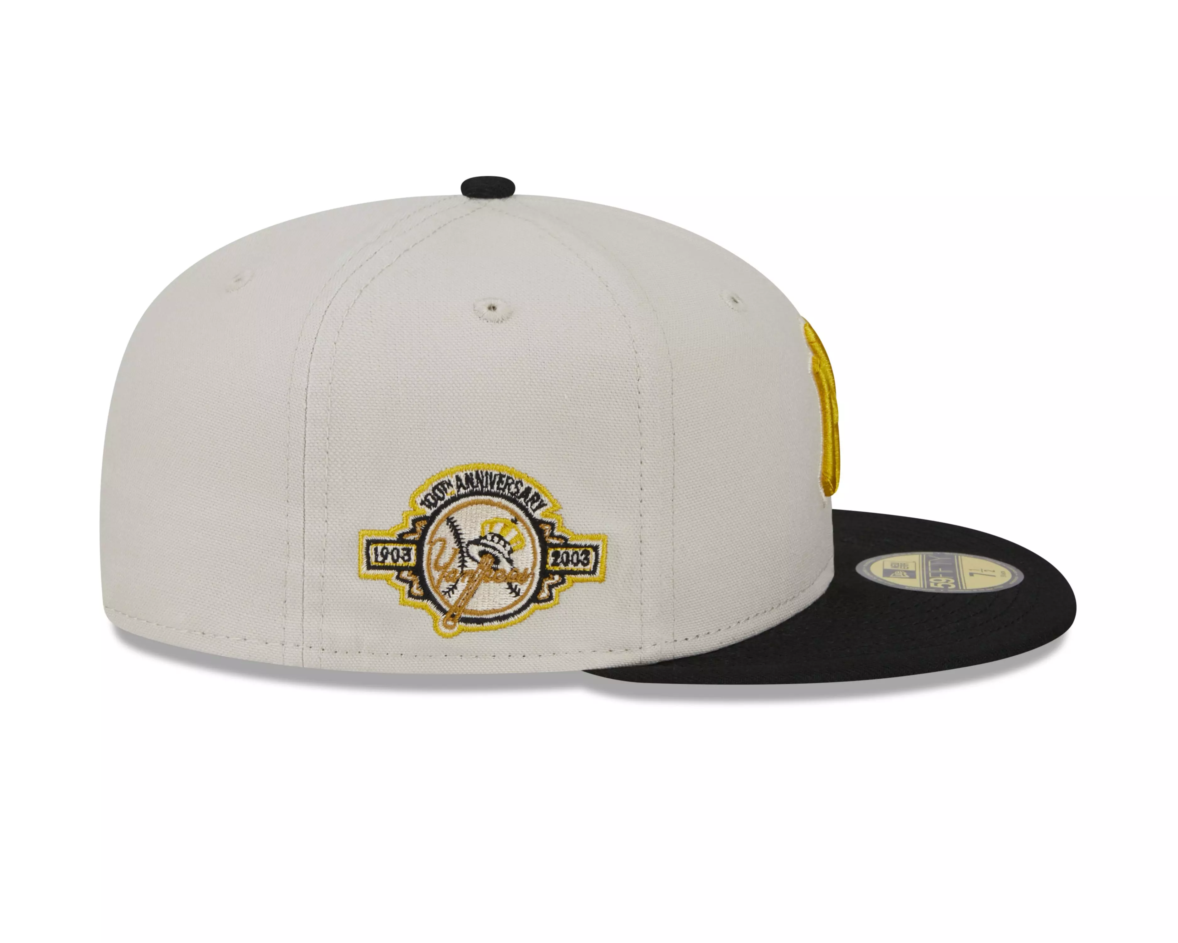New Era New York Yankees Two-Tone Stone 59FIFTY Fitted Hat - CREAM