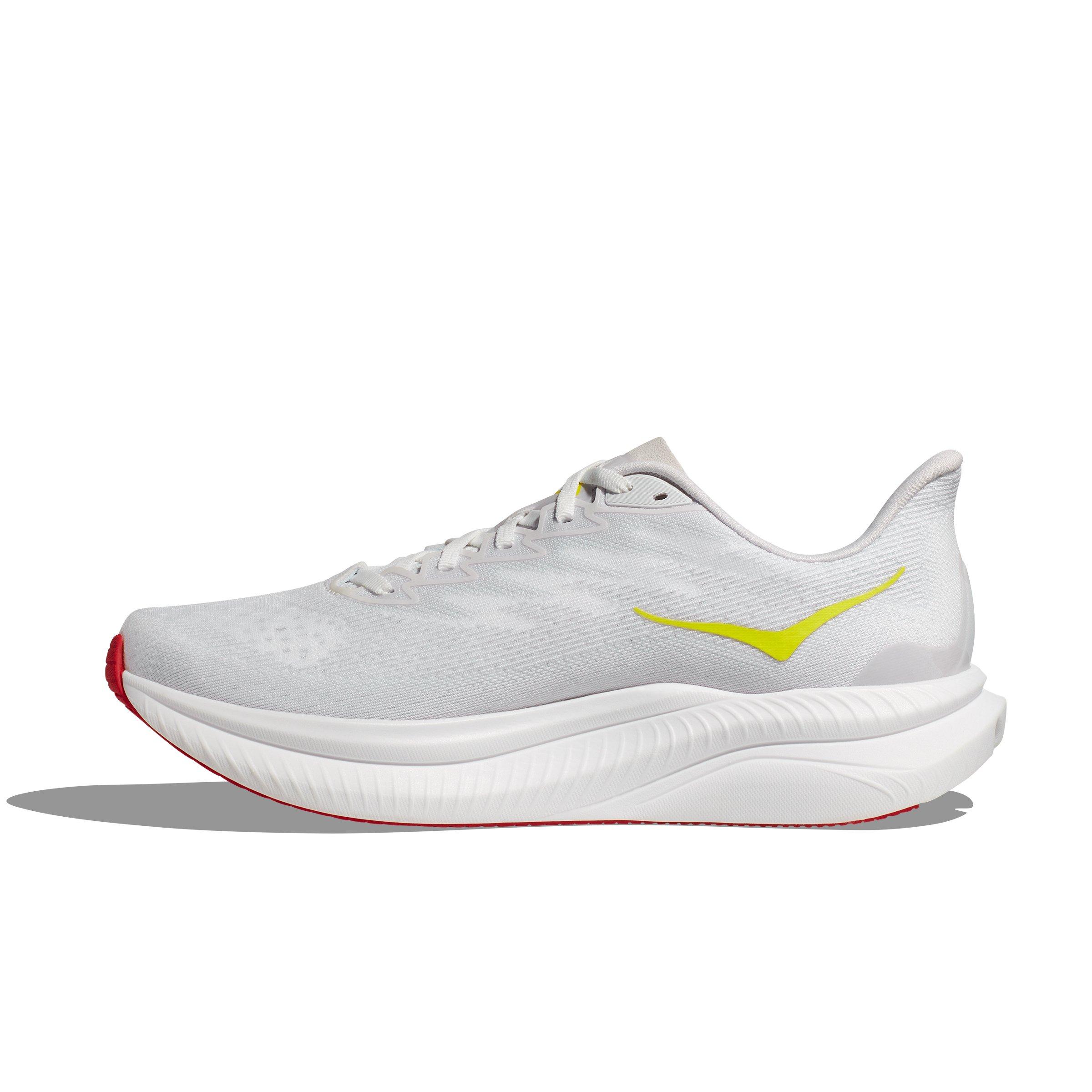 Hoka Mach 6 "White/Nimbus Cloud" Men's Running Shoe - WHITE Thumbnail View 2