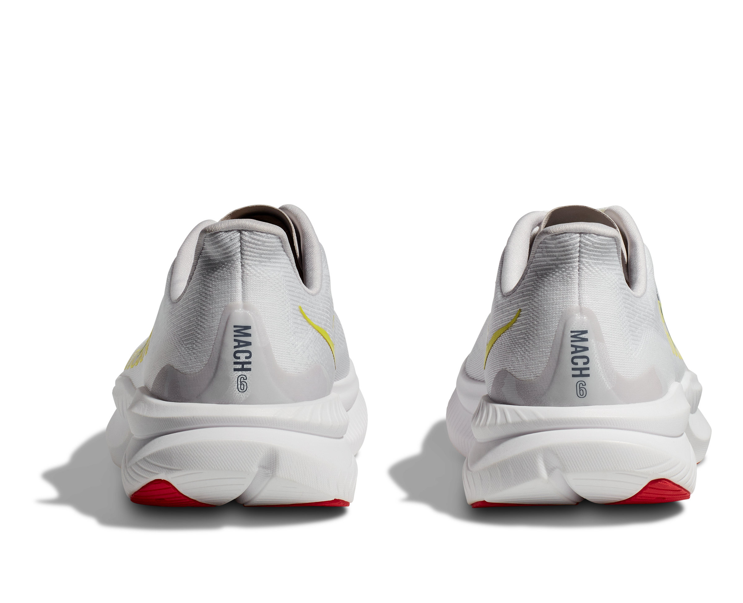 Hoka Mach 6 "White/Nimbus Cloud" Men's Running Shoe - WHITE Thumbnail View 6