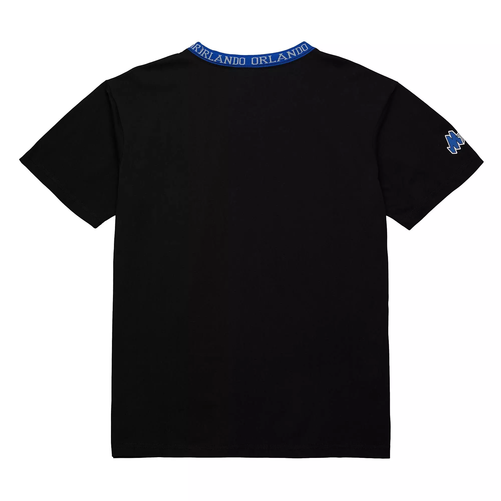 Mitchell & Ness Men's Jacquard Ringer Short Sleeve Vintage Orlando Magic T-Shirt - Black - BLACK