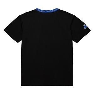 Mitchell & Ness Men's Jacquard Ringer Short Sleeve Vintage Orlando Magic T-Shirt - Black