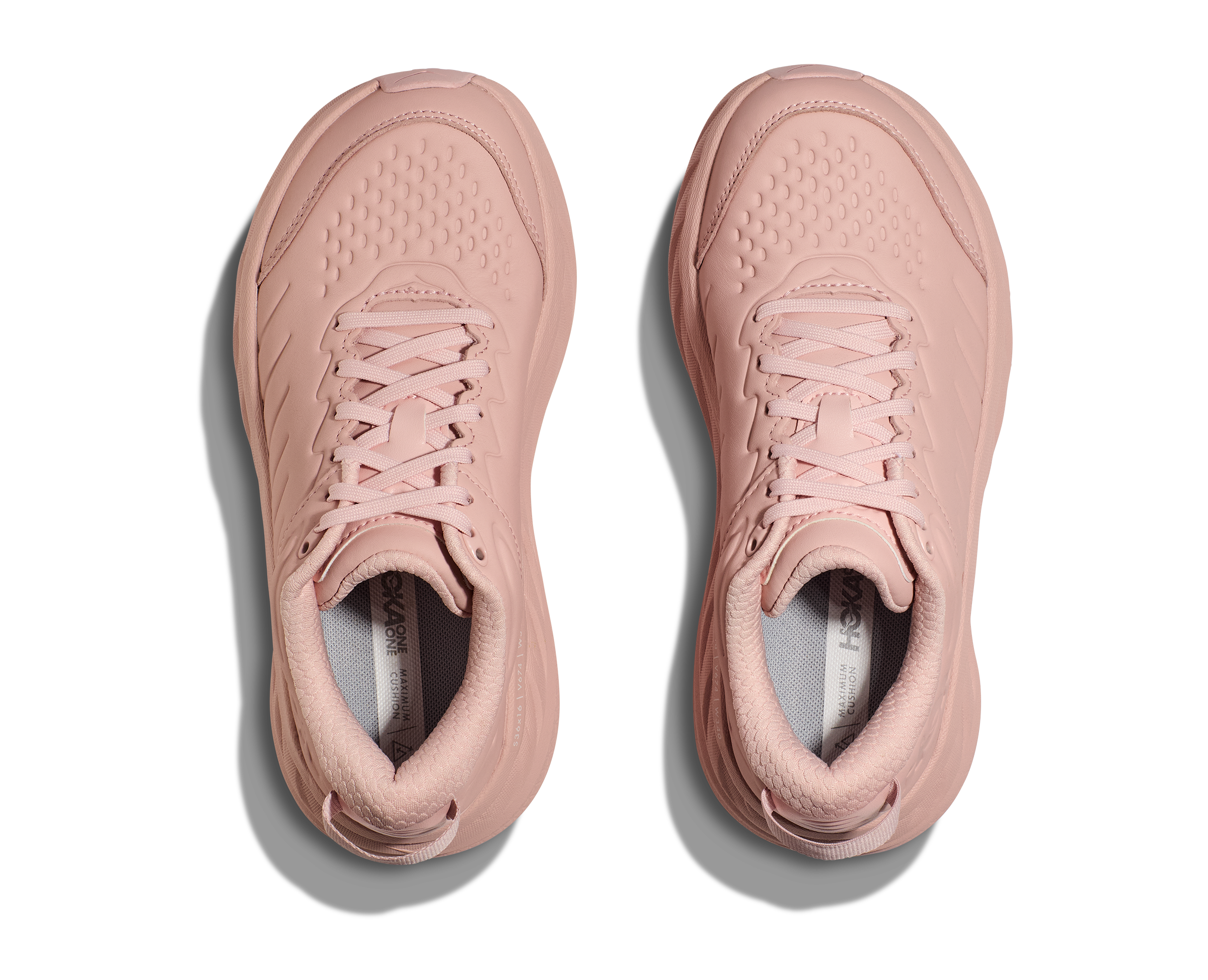 Hoka Bondi SR "Peach Whip" Women's Walking Shoe - PEACH Thumbnail View 8