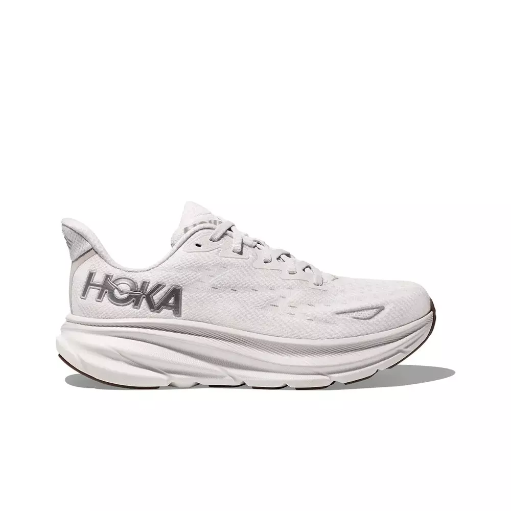 Hoka Clifton 9 "Nimbus Cloud/White" Women's Running Shoe - WHITE