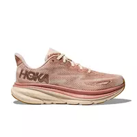 Hoka Clifton 9 "Sandstone/Cream" Women's Running Shoe - CORAL