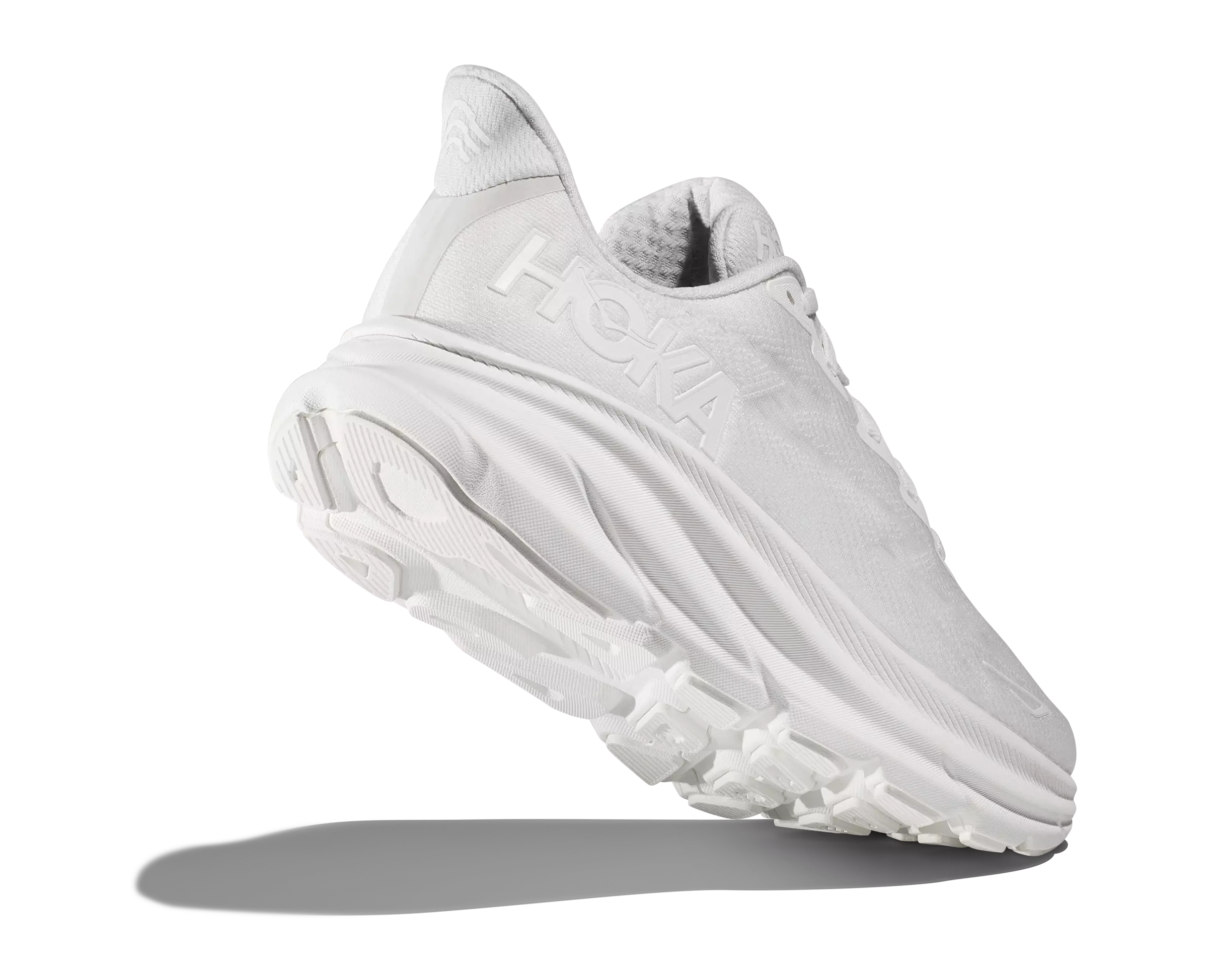 Hoka Clifton 9 "White/White" Women's Running Shoe - WHITE