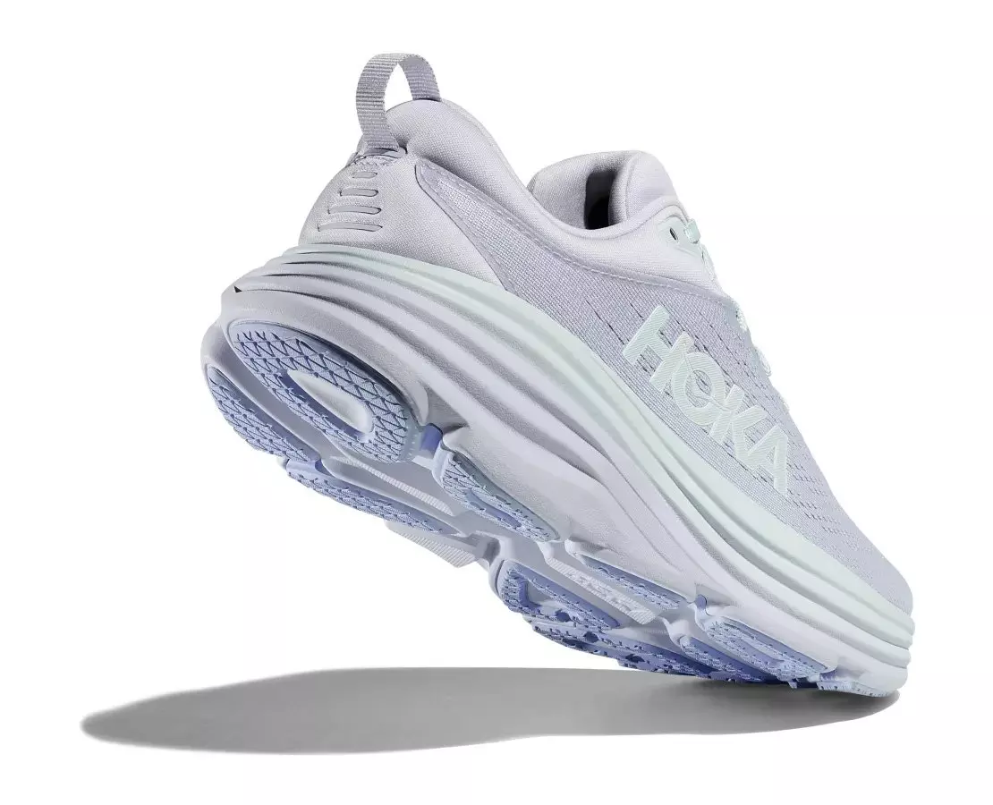 Hoka Bondi 8 "Ether/Illusion" Women's Running Shoe - LIGHT PURPLE