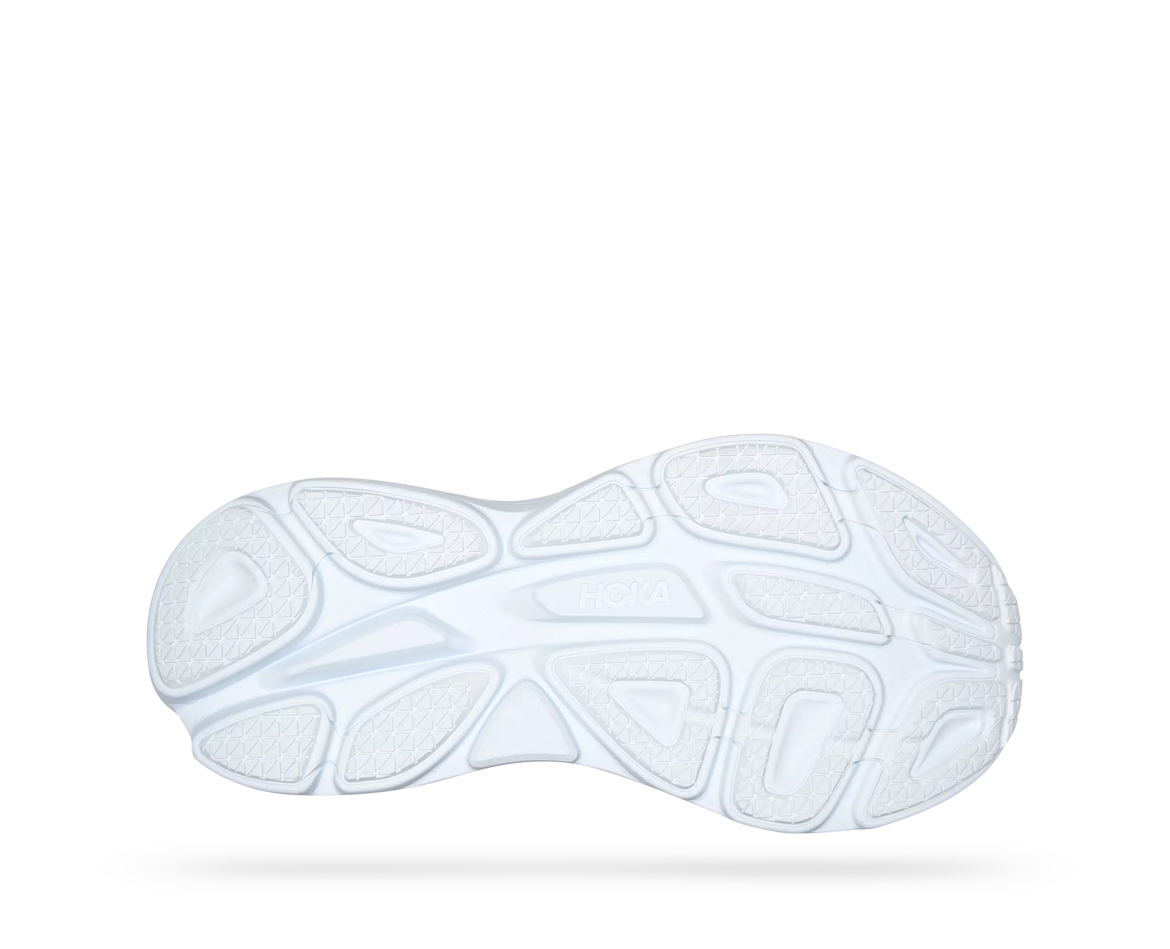 Hoka Bondi 8 "White/White" Women's Running Shoe - WHITE