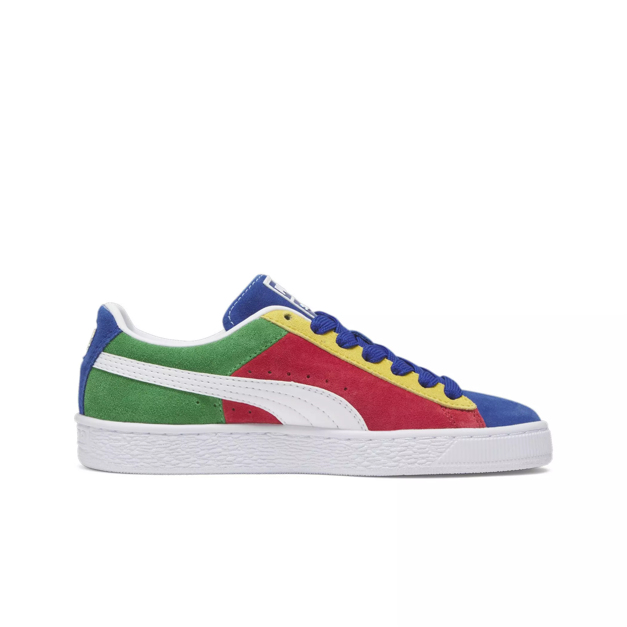 PUMA Suede XXI Primary "Red/Green/Blue" Grade School Boys' Shoe - MULTI-COLOR