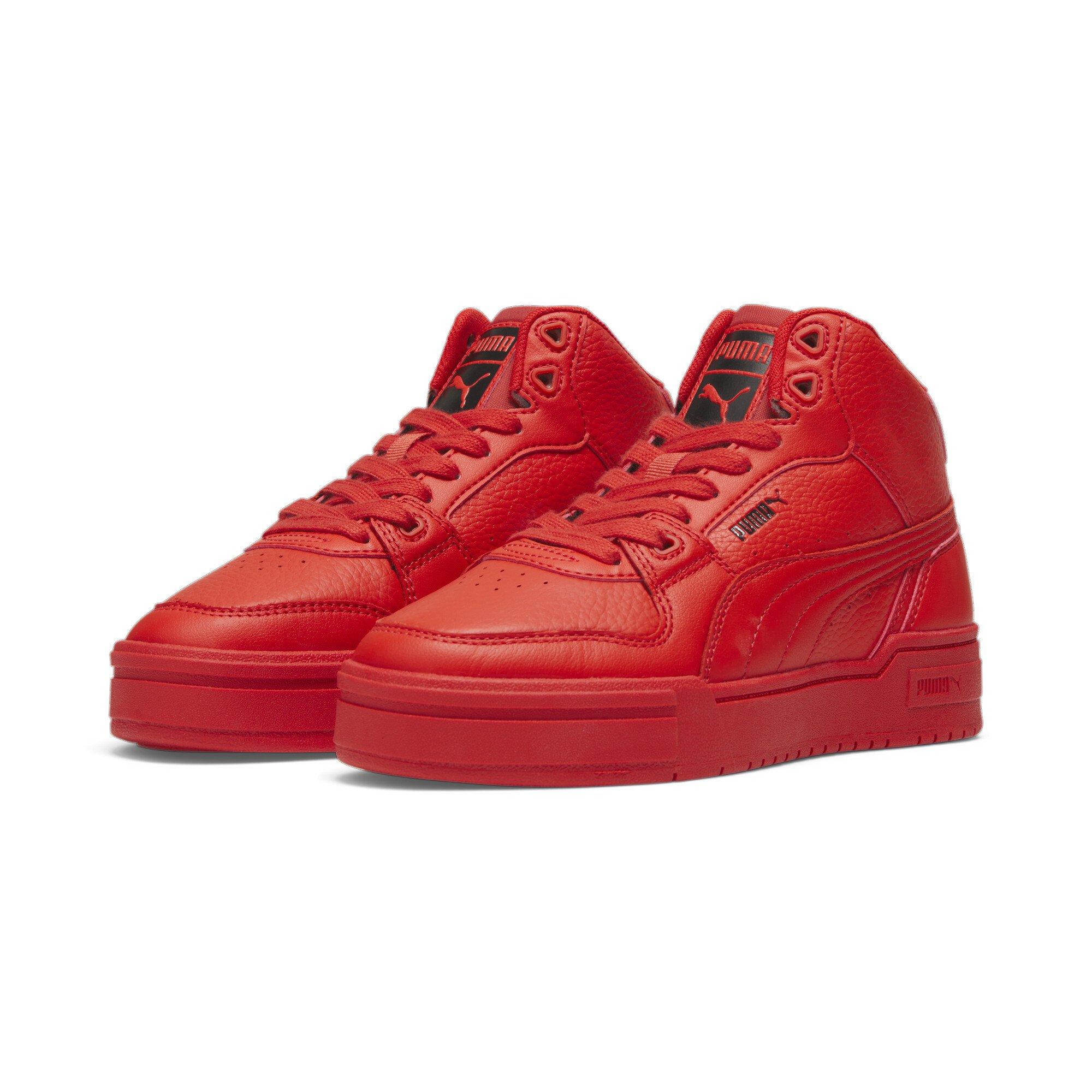PUMA CA Pro Mid Grade School Boys' "Flooded Red" Shoe