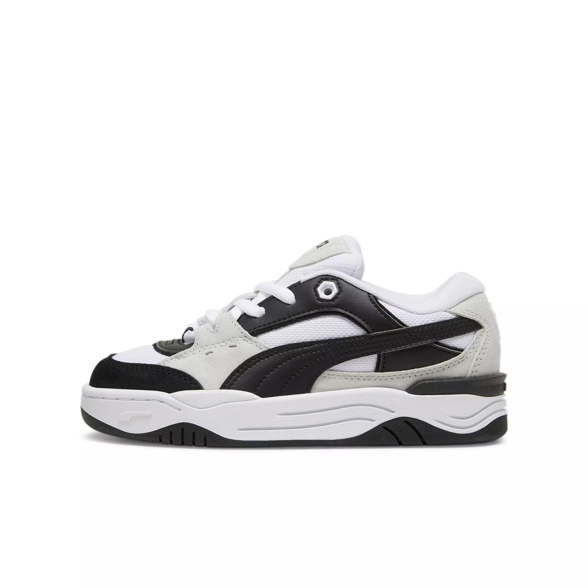 PUMA 180 "Black/White" Grade School Boys' Shoe - BLACK/WHITE