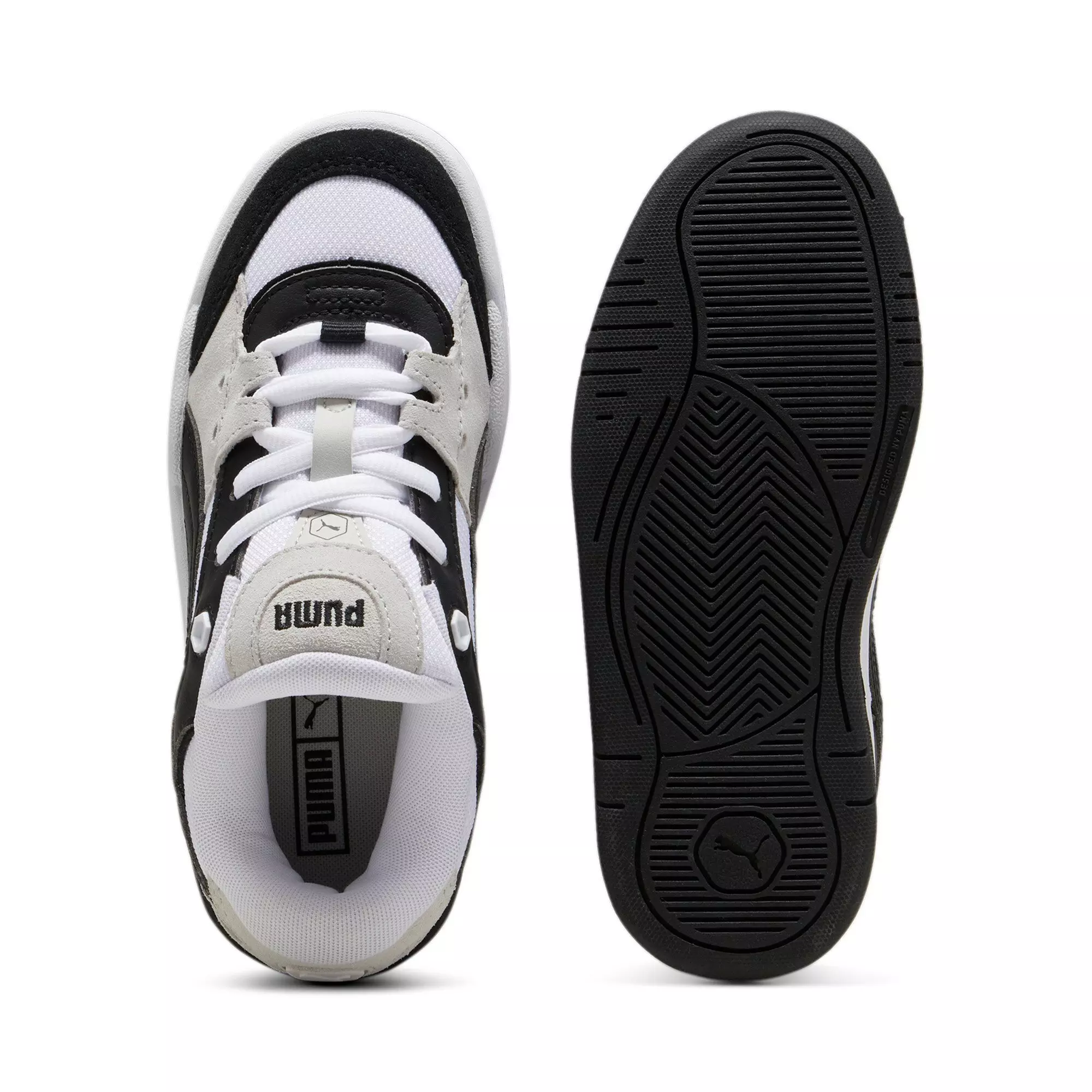 PUMA 180 "Black/White" Grade School Boys' Shoe - BLACK/WHITE