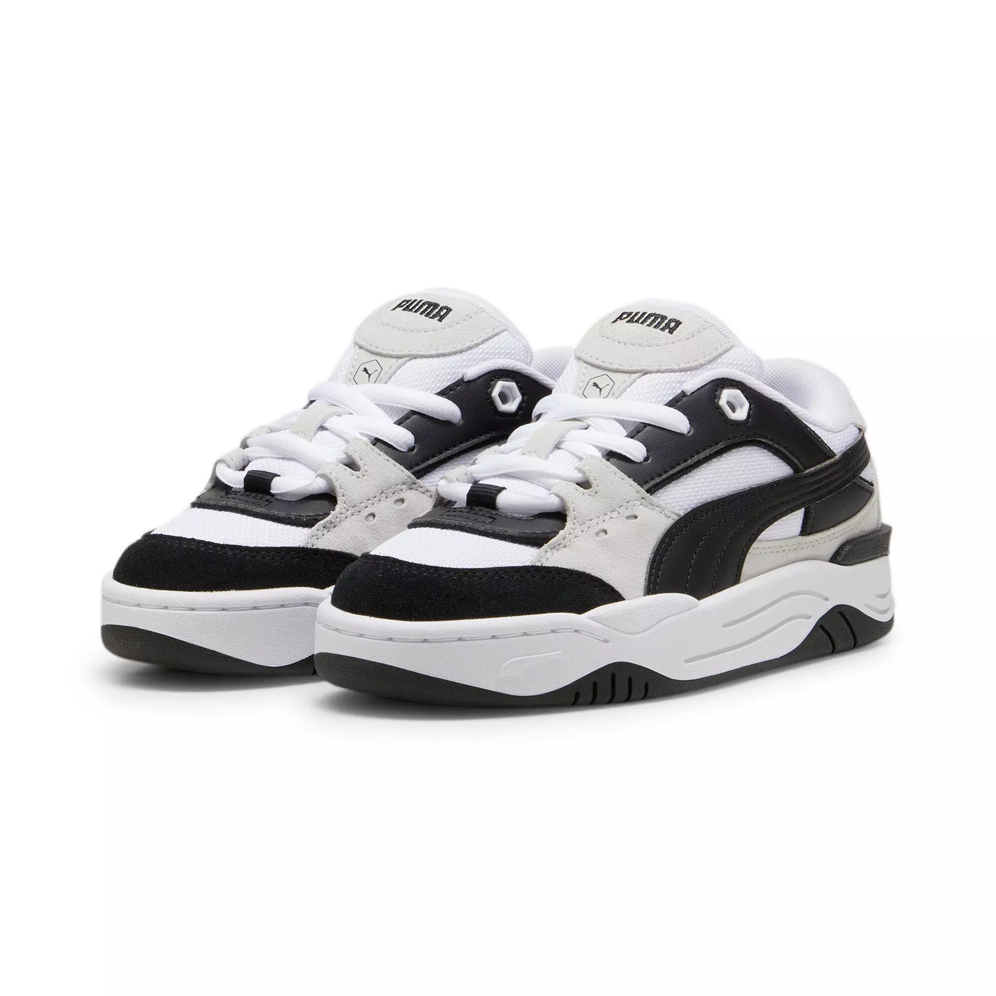 PUMA 180 "Black/White" Grade School Boys' Shoe - BLACK/WHITE