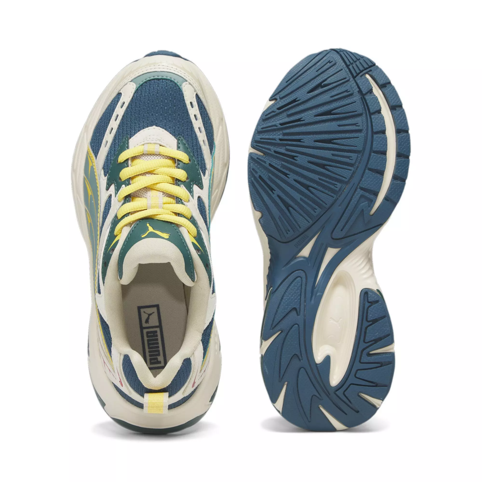 PUMA Morphic Underdog "Tan/Blue/Green" Grade School Boys' Shoe - TAN/GREEN