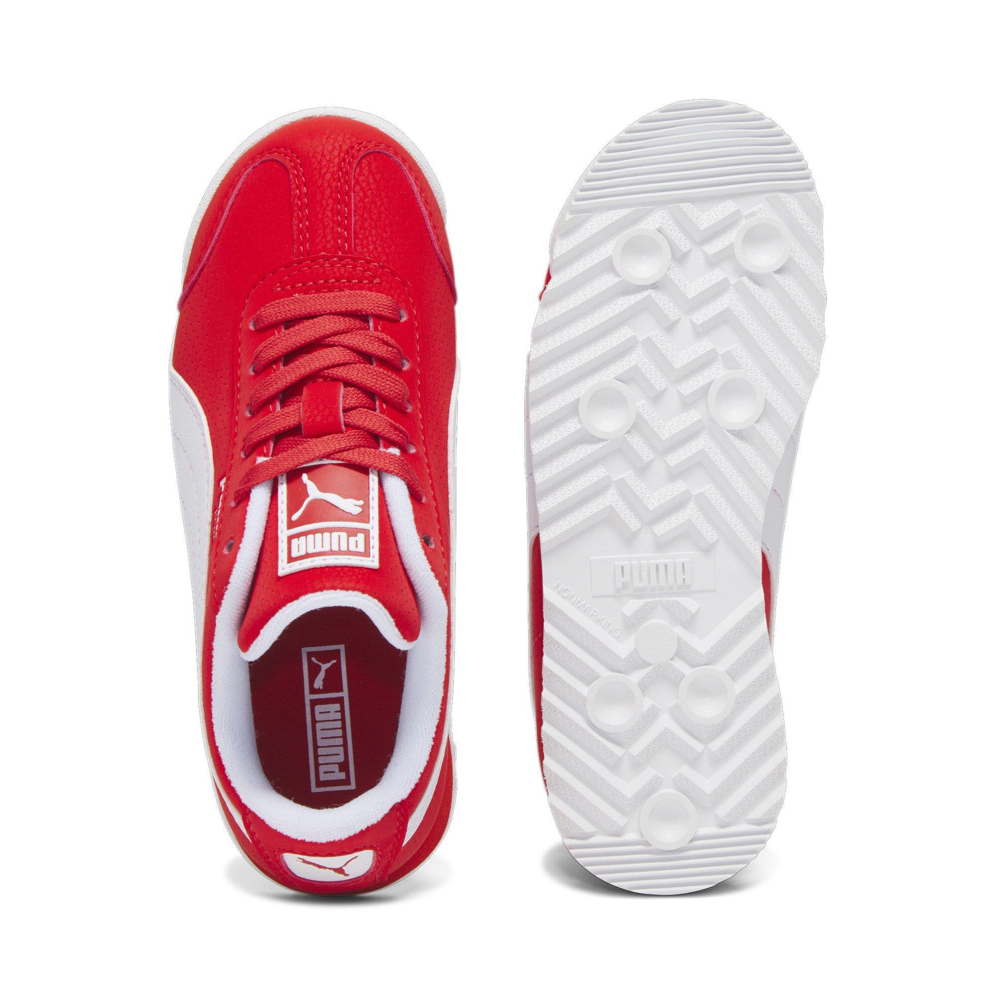 PUMA Roma Reversed "Red/White" Preschool Boys' Shoe - RED/WHITE Thumbnail View 4