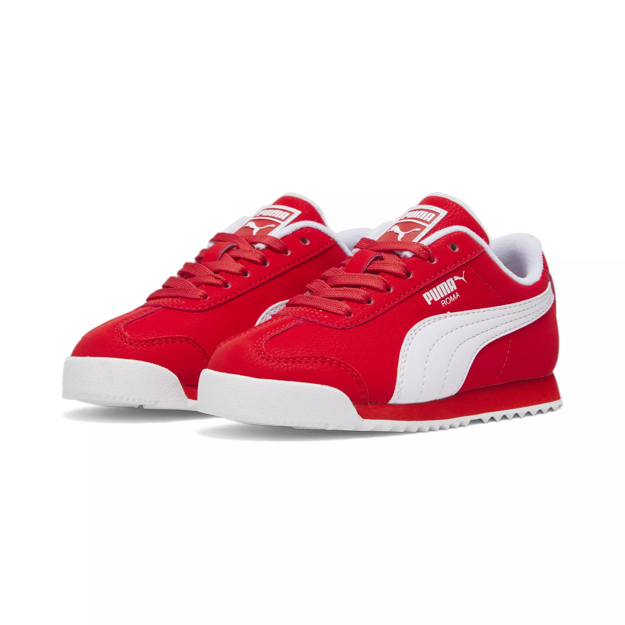 PUMA Roma Reversed "Red/White" Preschool Boys' Shoe - RED/WHITE