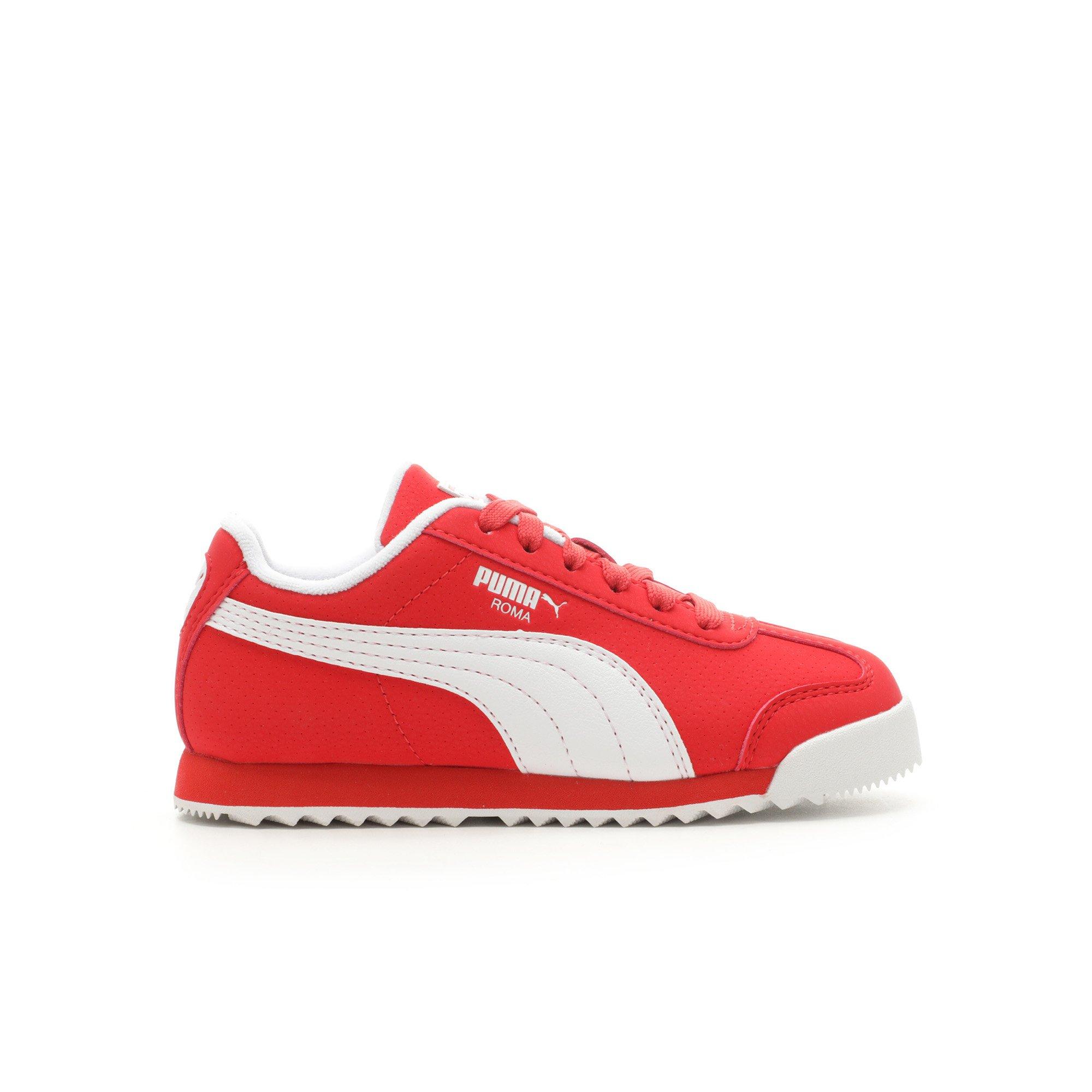 PUMA Roma Reversed "Red/White" Preschool Boys' Shoe - RED/WHITE Thumbnail View 1