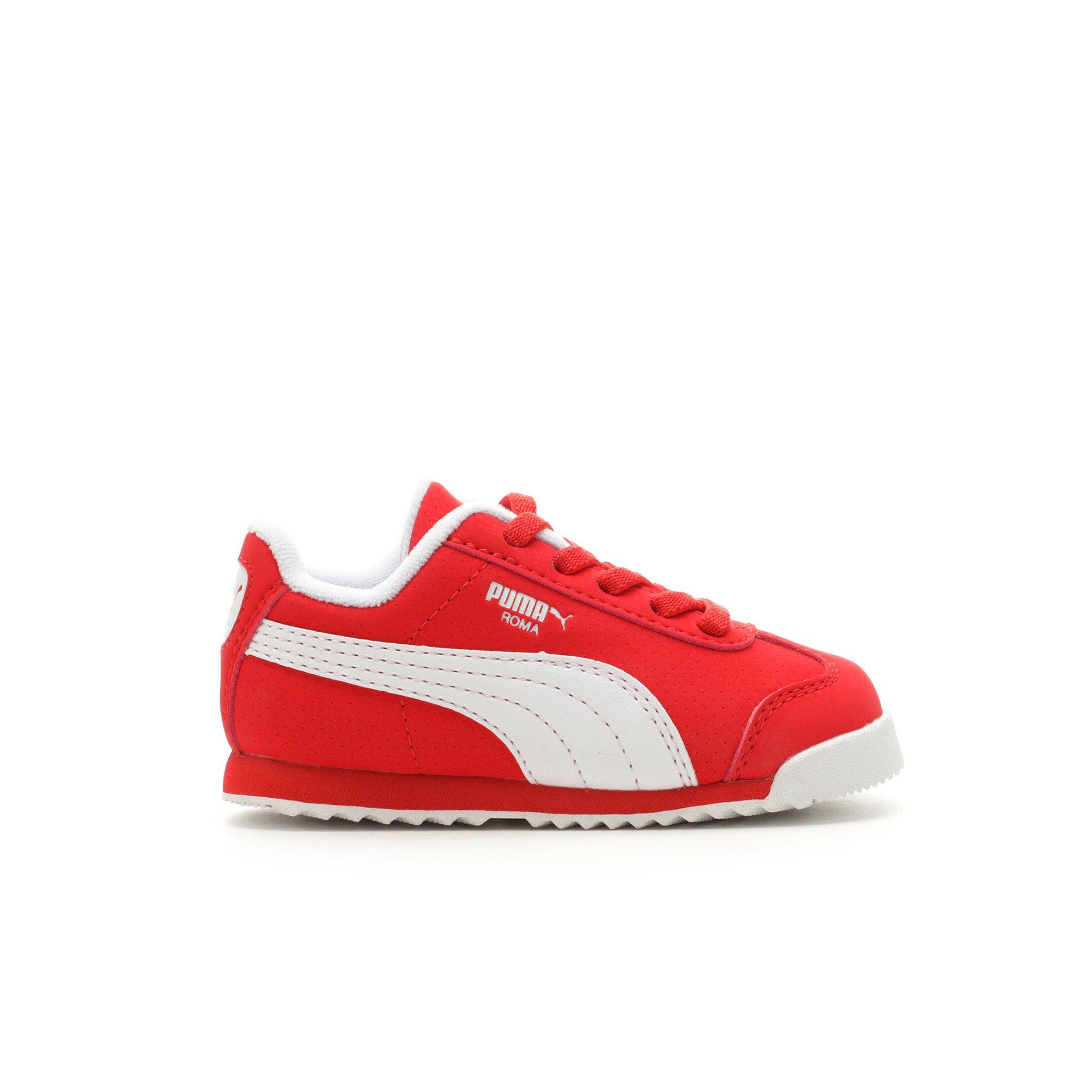 PUMA Roma Reversed Toddler Boys' Shoe Red/White | Hibbett