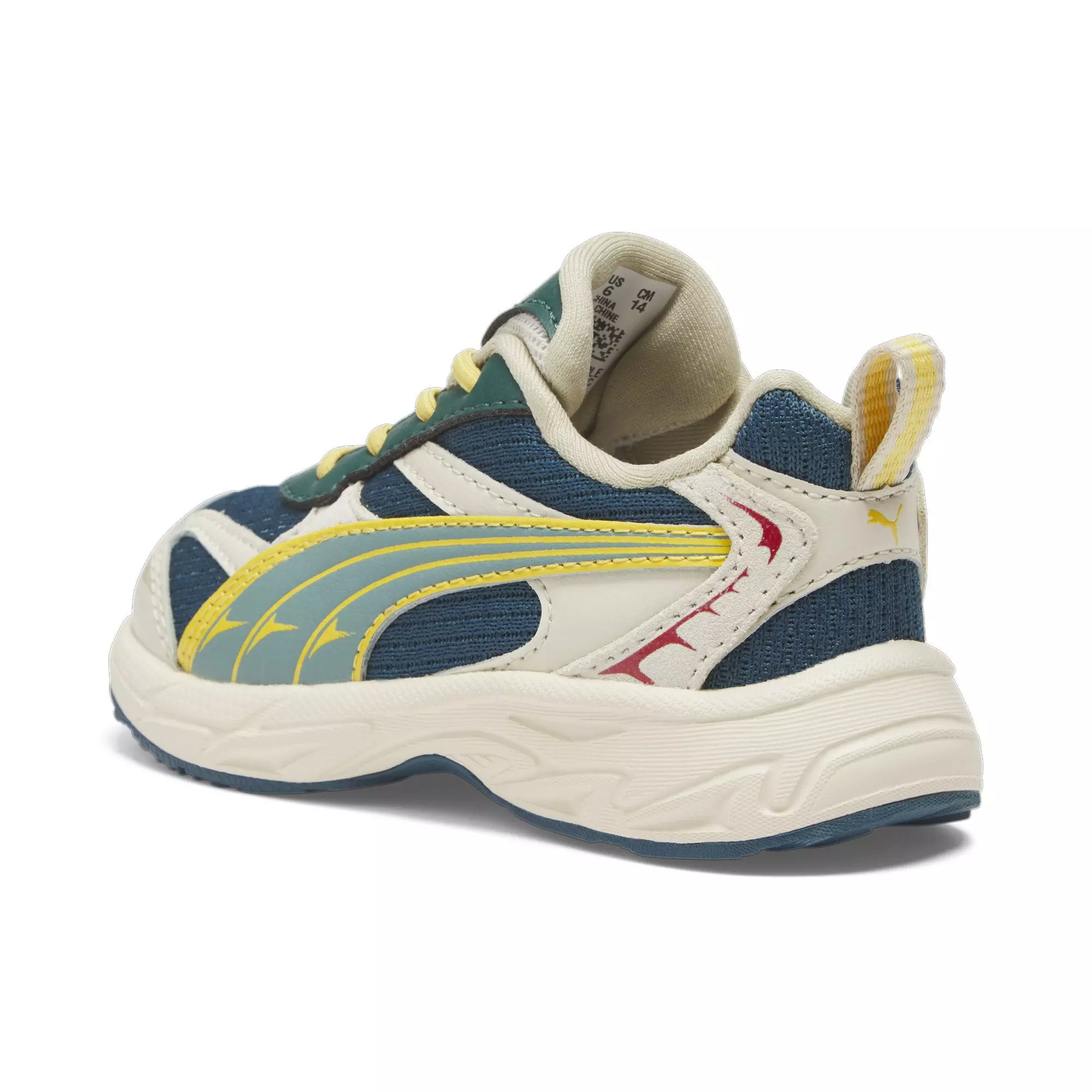 PUMA Morphic Underdog "Tan/Blue/Green" Toddler Boys' Shoe - TAN/GREEN
