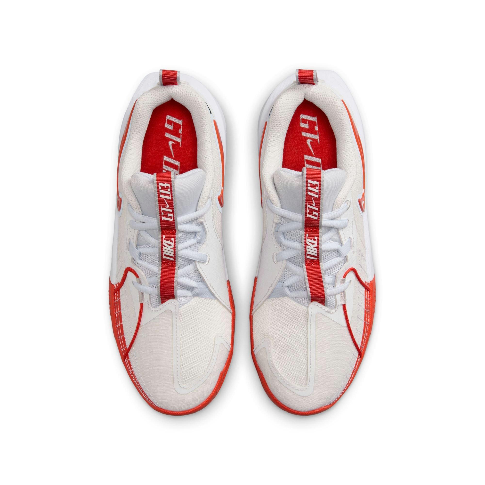 Nike G.T. Cut 3 Grade School Kids' Summit White/Picante Red Basketball Shoe