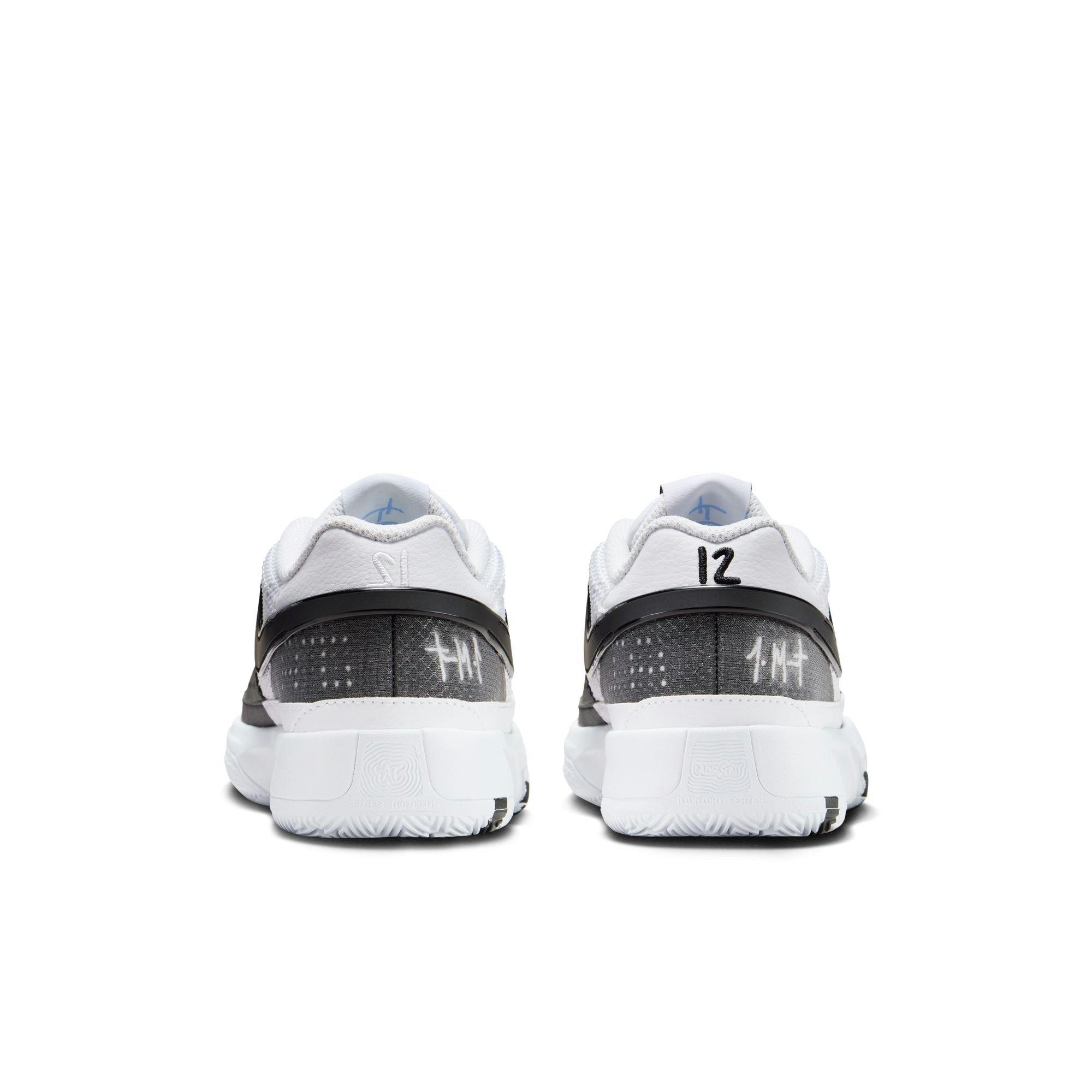 Nike Ja 1 "White/Black" Grade School Basketball Shoe