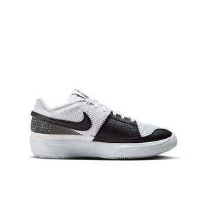 Nike Ja 1 "White/Black" Grade School Basketball Shoe