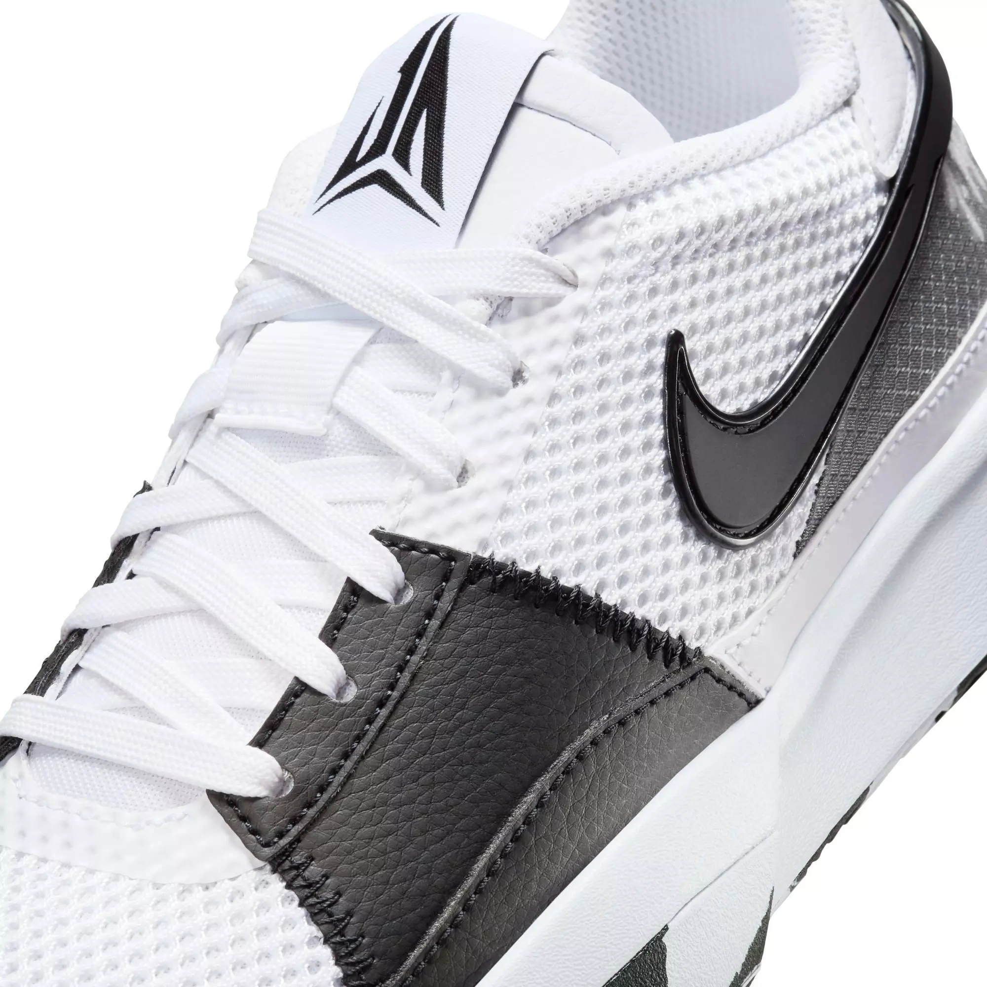 Nike Ja 1 "White/Black" Grade School Basketball Shoe - WHITE/BLACK