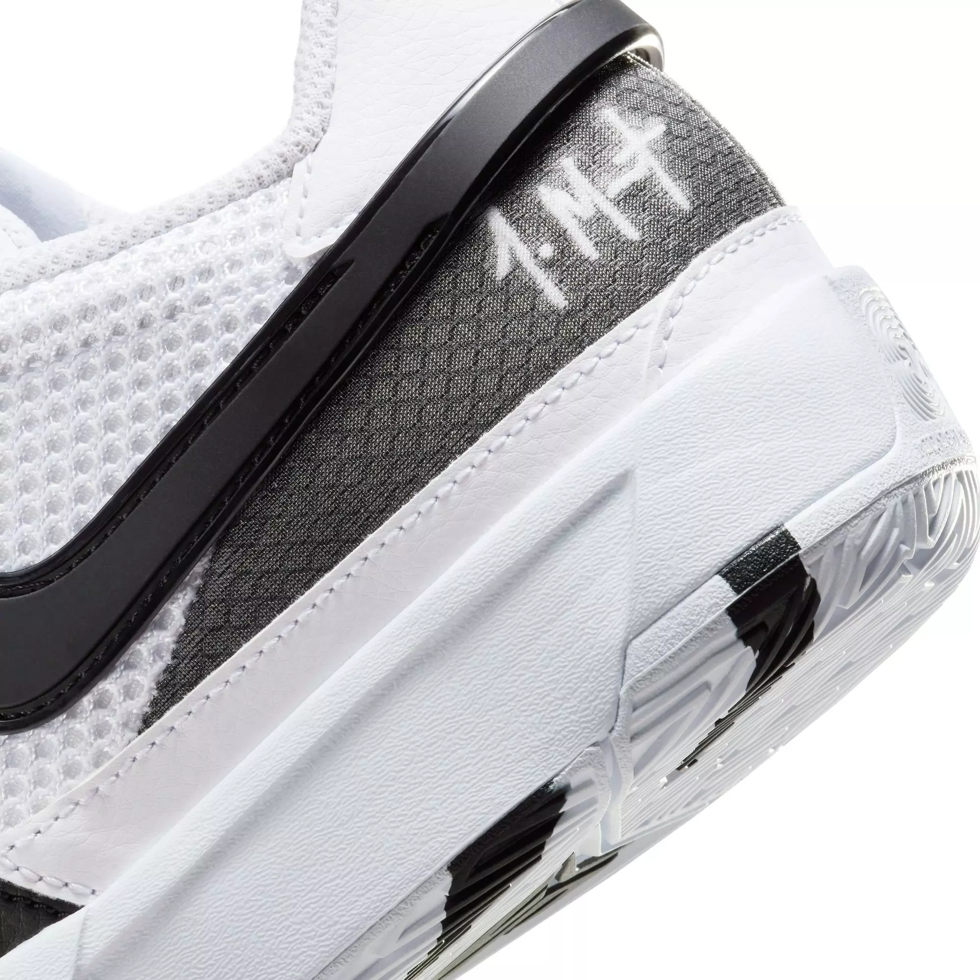 Nike Ja 1 "White/Black" Grade School Basketball Shoe - WHITE/BLACK