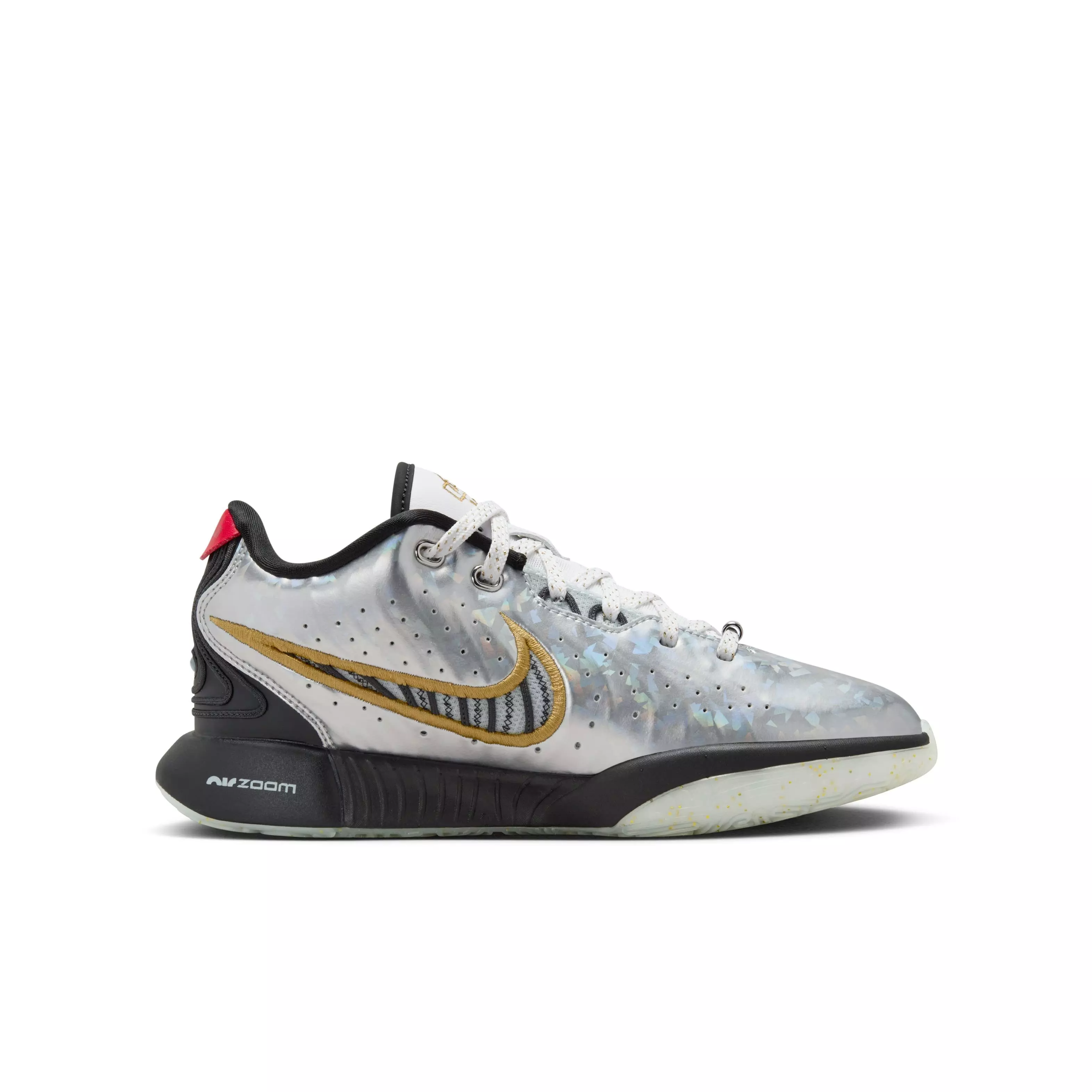 Nike LeBron XXI "ASW" Grade School Kids' Basketball Shoe - METALLIC SILVER/METALLIC GOLD/BLACK