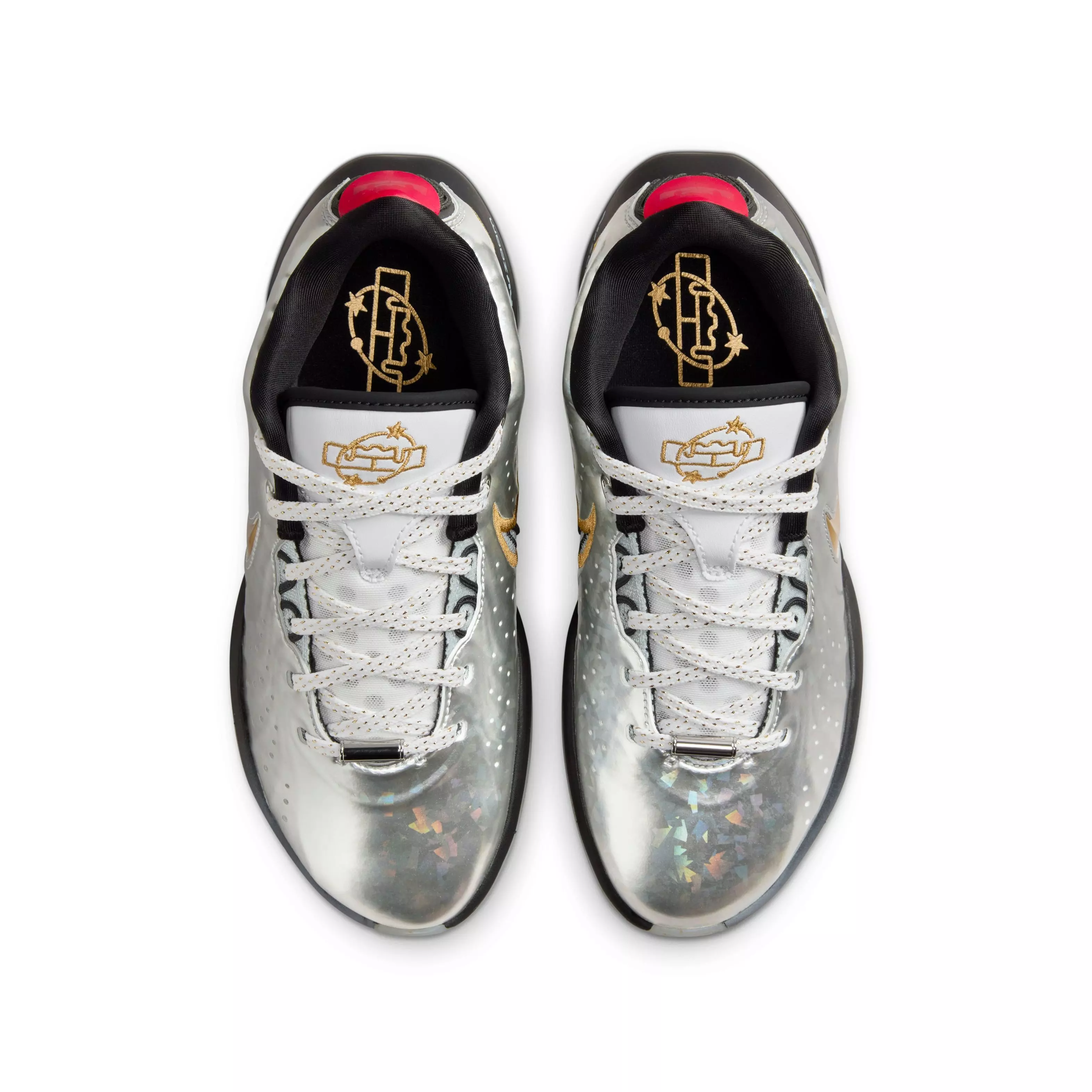 Nike LeBron XXI "ASW" Grade School Kids' Basketball Shoe - METALLIC SILVER/METALLIC GOLD/BLACK