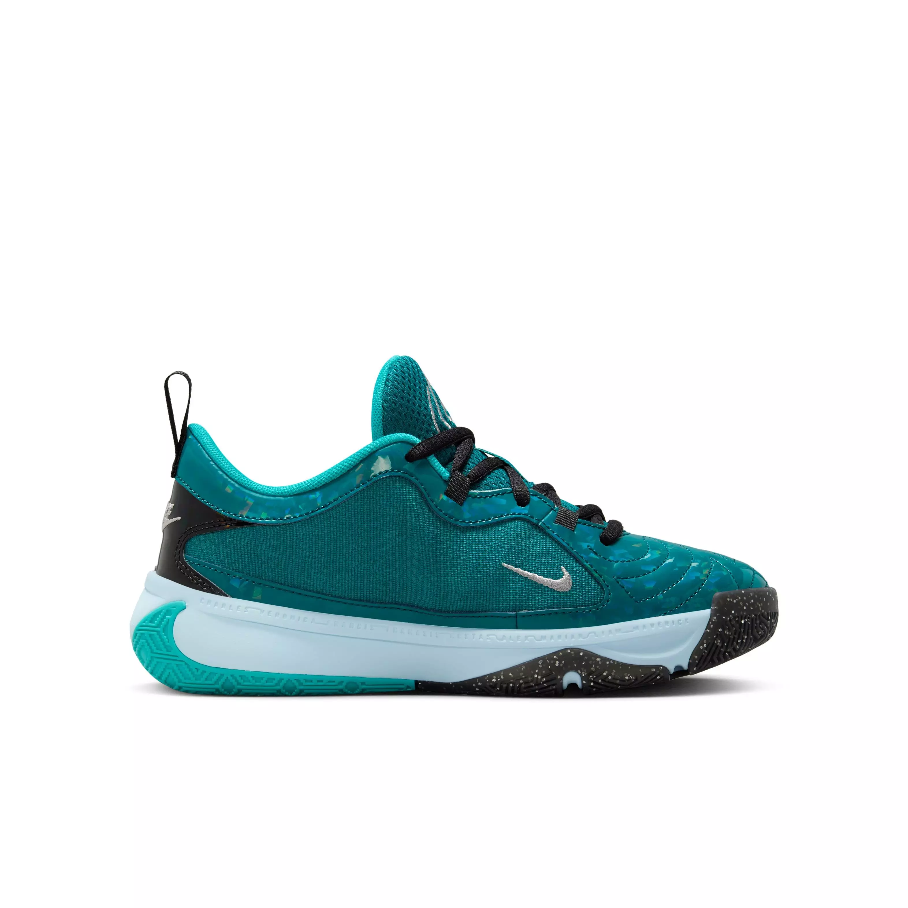 Nike Freak 5 "ASW" Grade School Kids' Basketball Shoe - GEODE TEAL/METALLIC SILVER/BLACK
