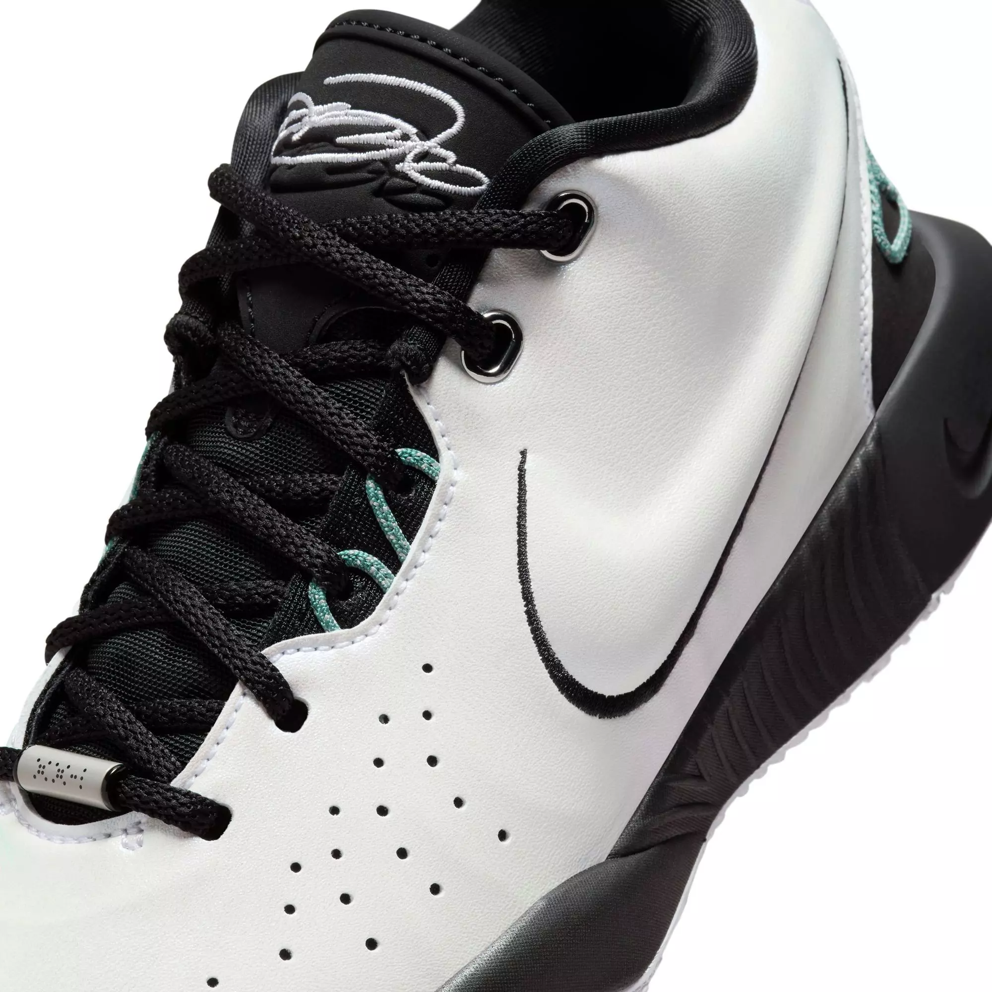 Nike LeBron XXI "Conchiolin" Grade School Kids' Basketball Shoe -  WHITE/BLACK/BICOASTAL