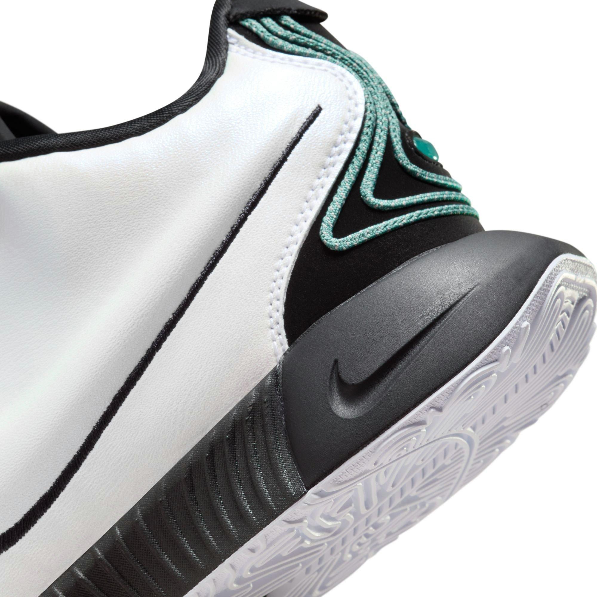 Nike LeBron XXI "Conchiolin" Grade School Kids' Basketball Shoe -  WHITE/BLACK/BICOASTAL Thumbnail View 5