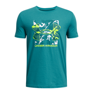 Under Armour Big Boys' Box Logo Camo Tee