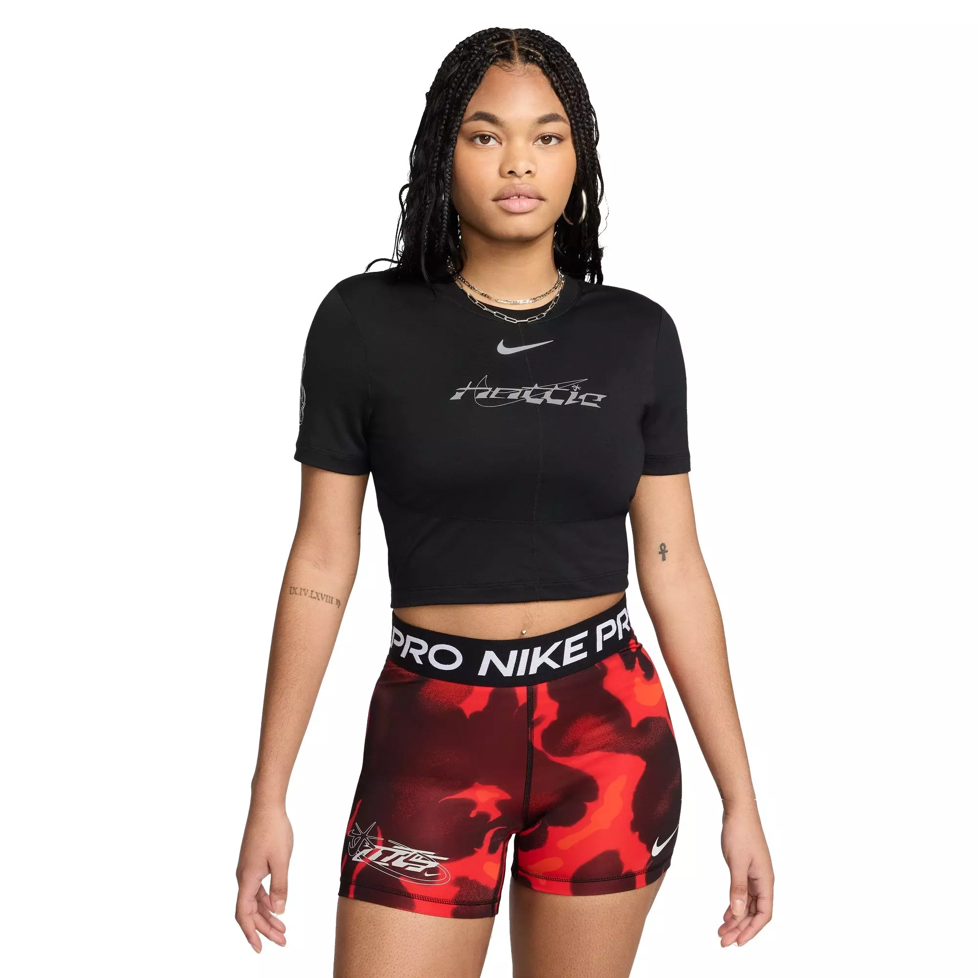 Nike x Megan Thee Stallion Women's Slim Cropped T-Shirt - BLACK