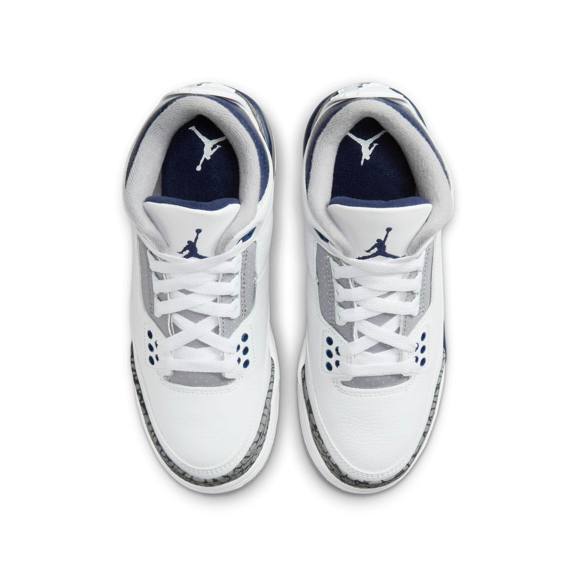 Jordan 3 Retro Grade School Kids' "Midnight Navy"  Shoe