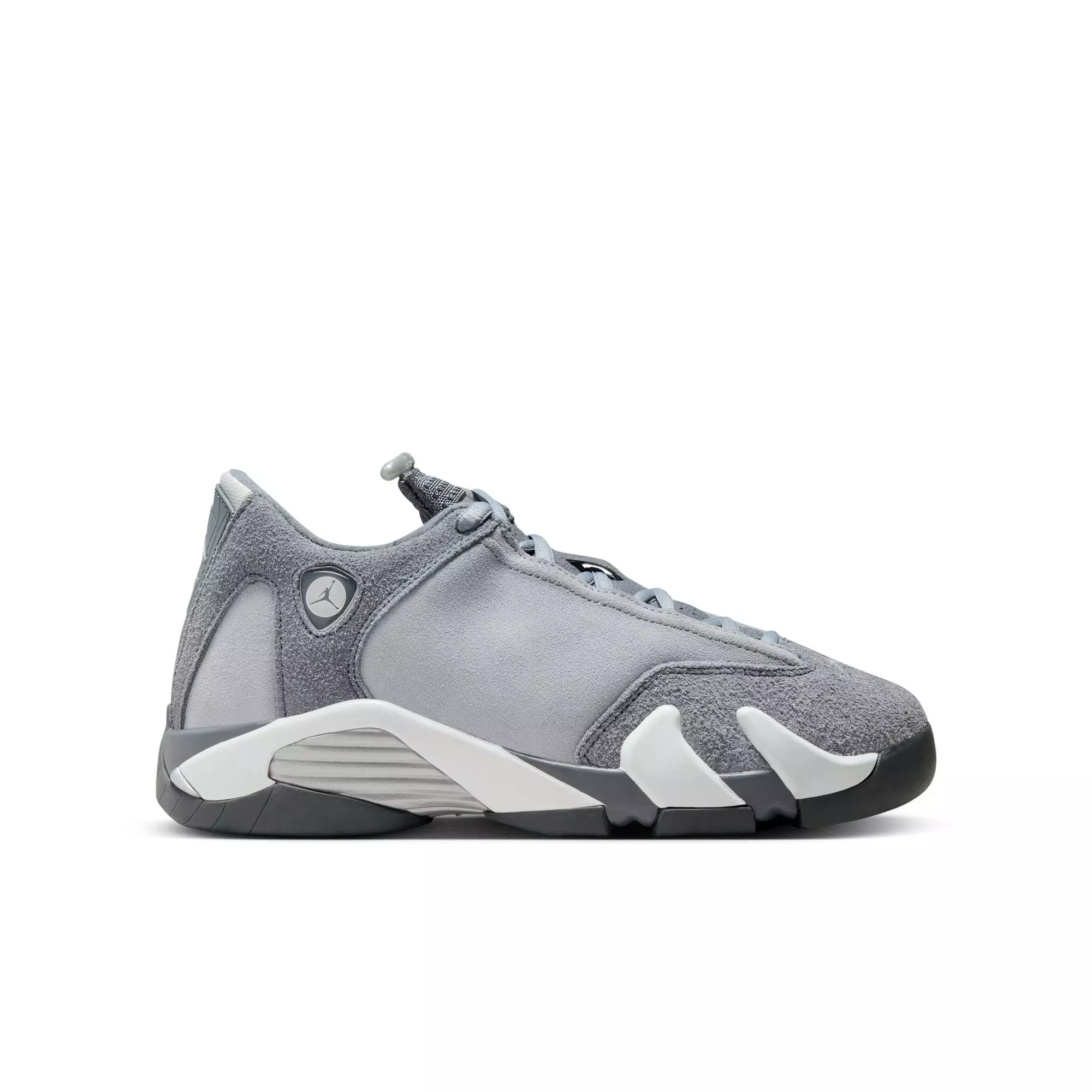 Jordan 14 Retro "Flint Grey" Grade School Kids' Shoe - FLINT GREY/STEALTH/WHITE