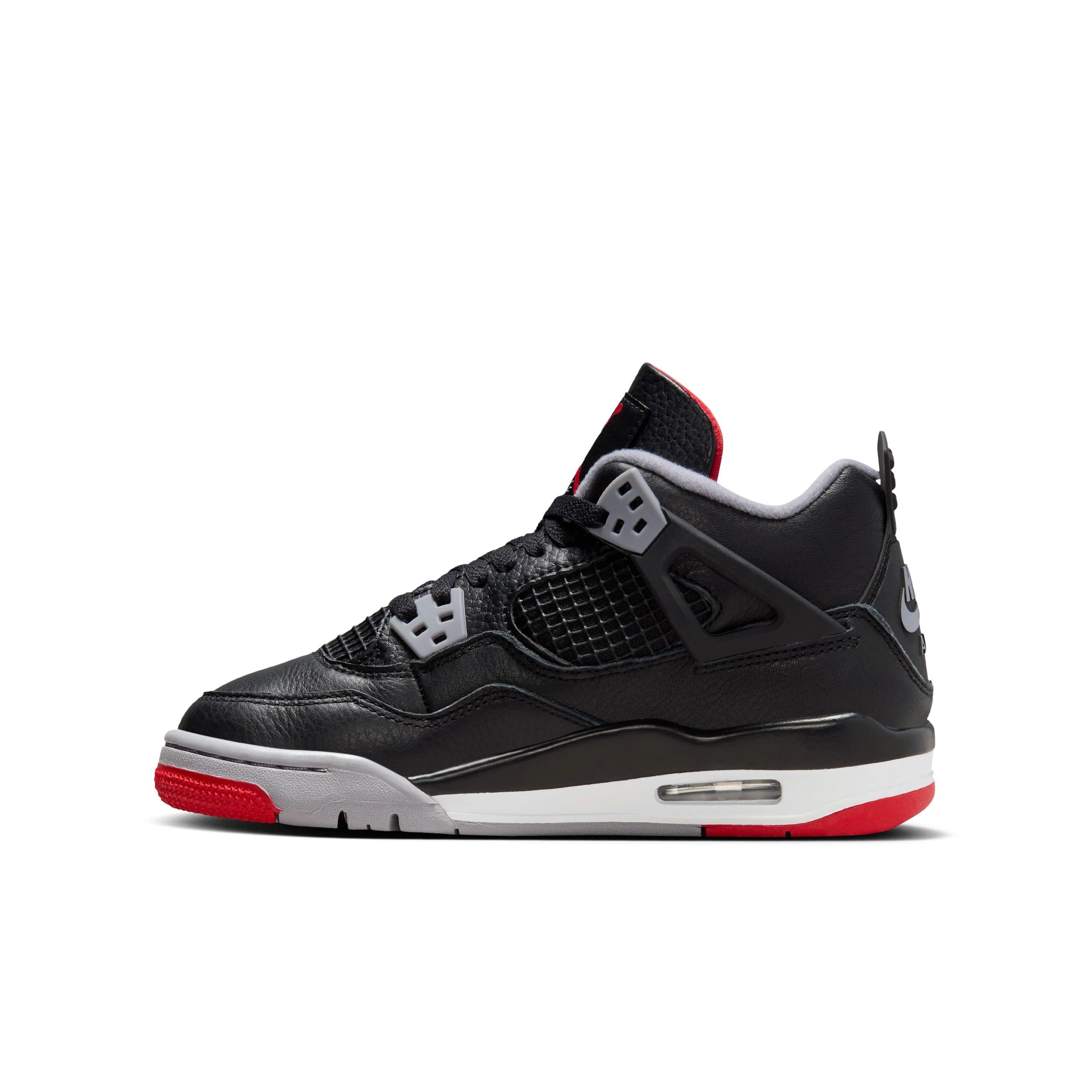 Jordan 4 Retro Bred Reimagined Grade School Kids' Shoe - Hibbett | City  Gear