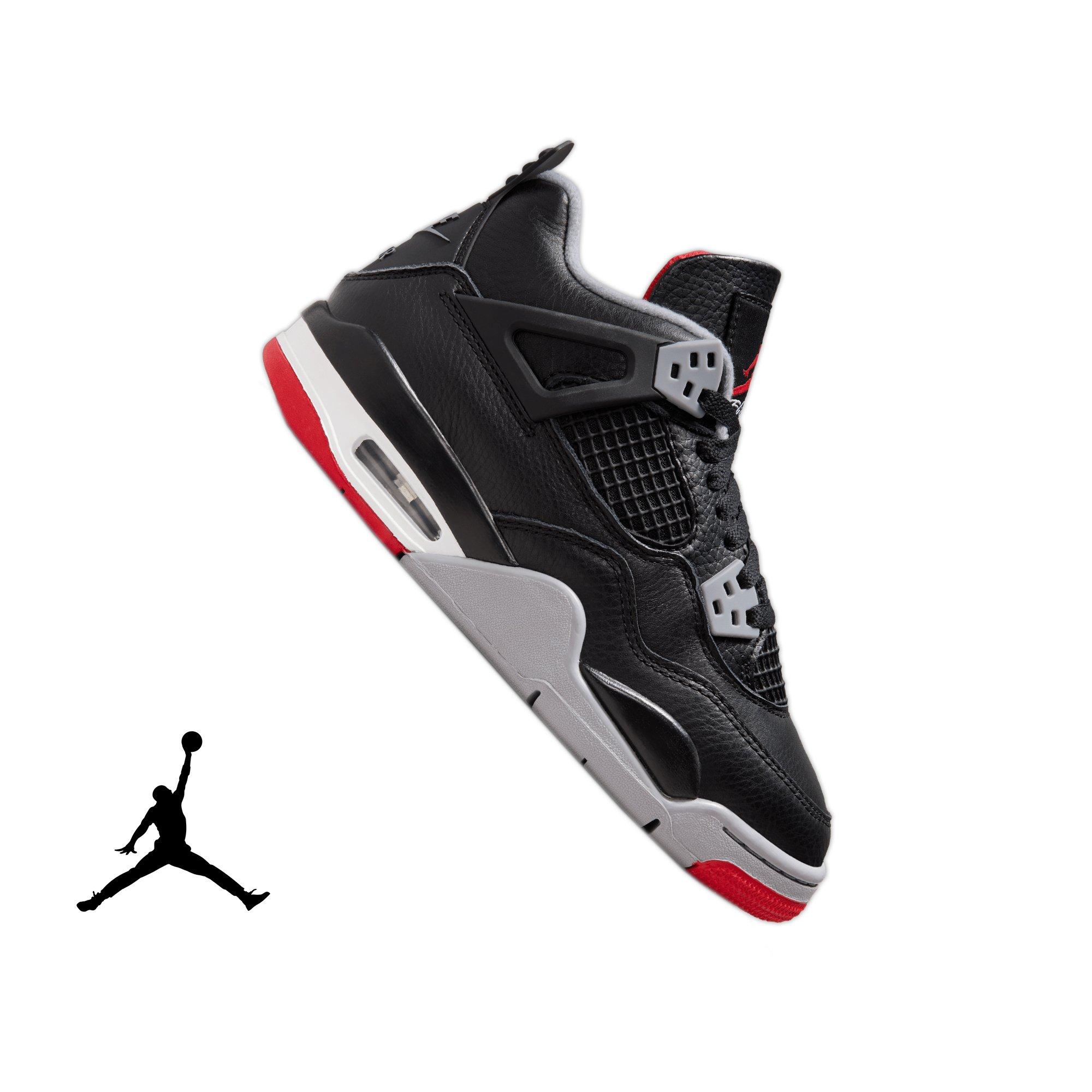 Air jordan 4 clearance bred grade school