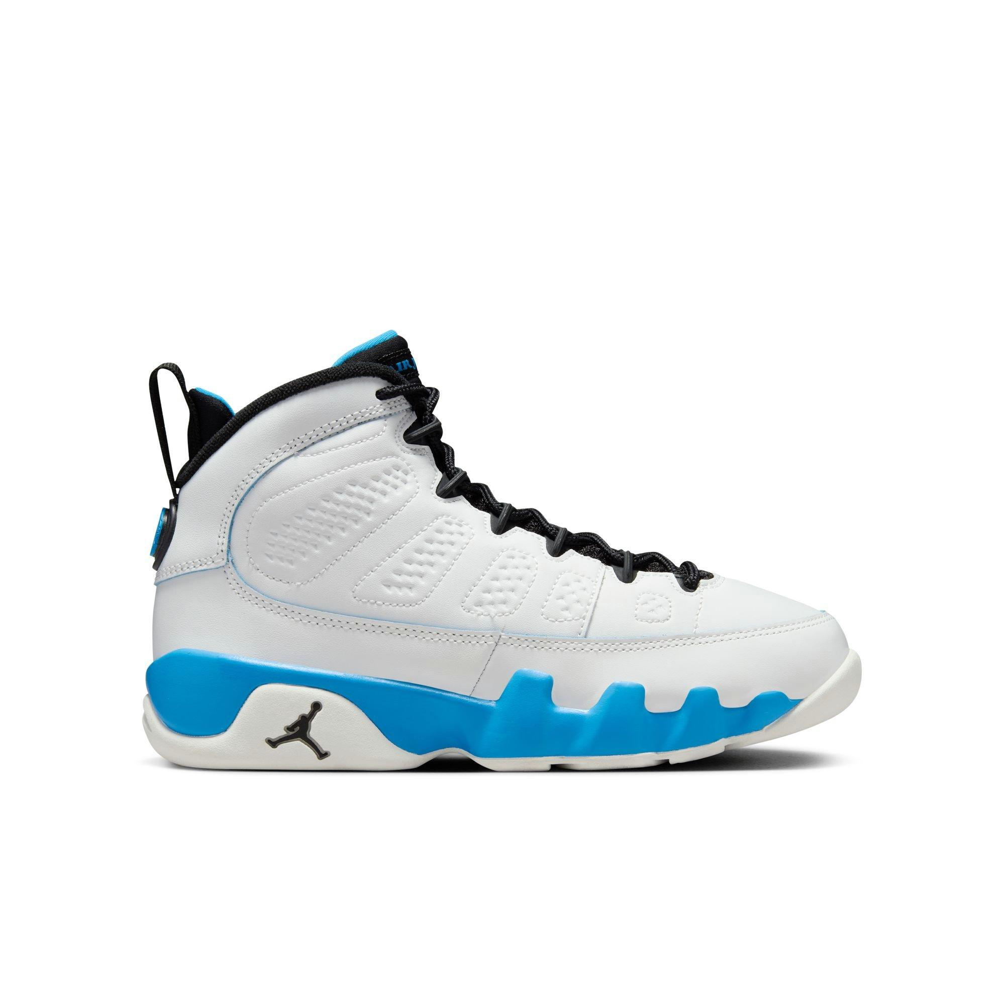 Jordan 9 Retro Grade School Kids' "Powder Blue" Shoe