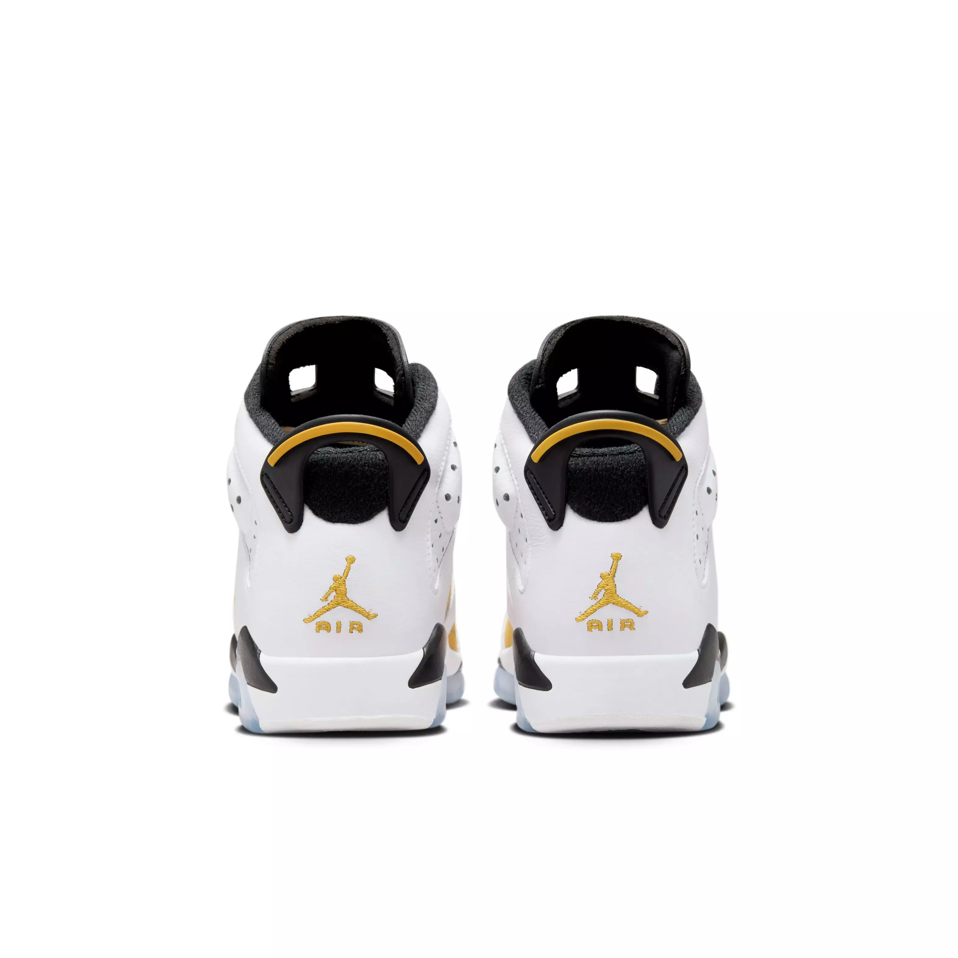 Jordan 6 Retro "Yellow Ochre" Grade School Kids' Shoe - WHITE/YELLOW OCHRE/BLACK