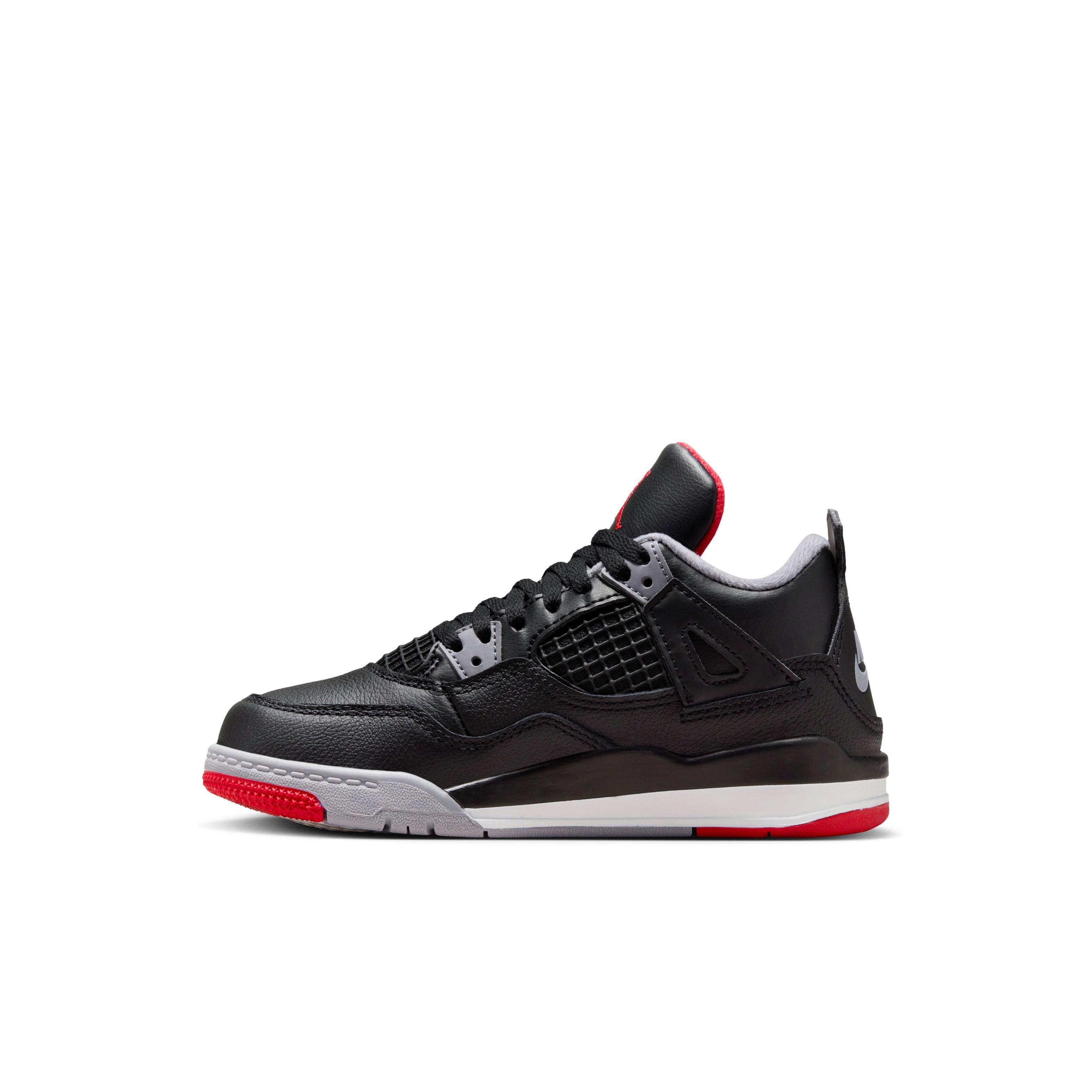 Jordan 4 Retro Bred Reimagined Preschool Kids Shoe Hibbett