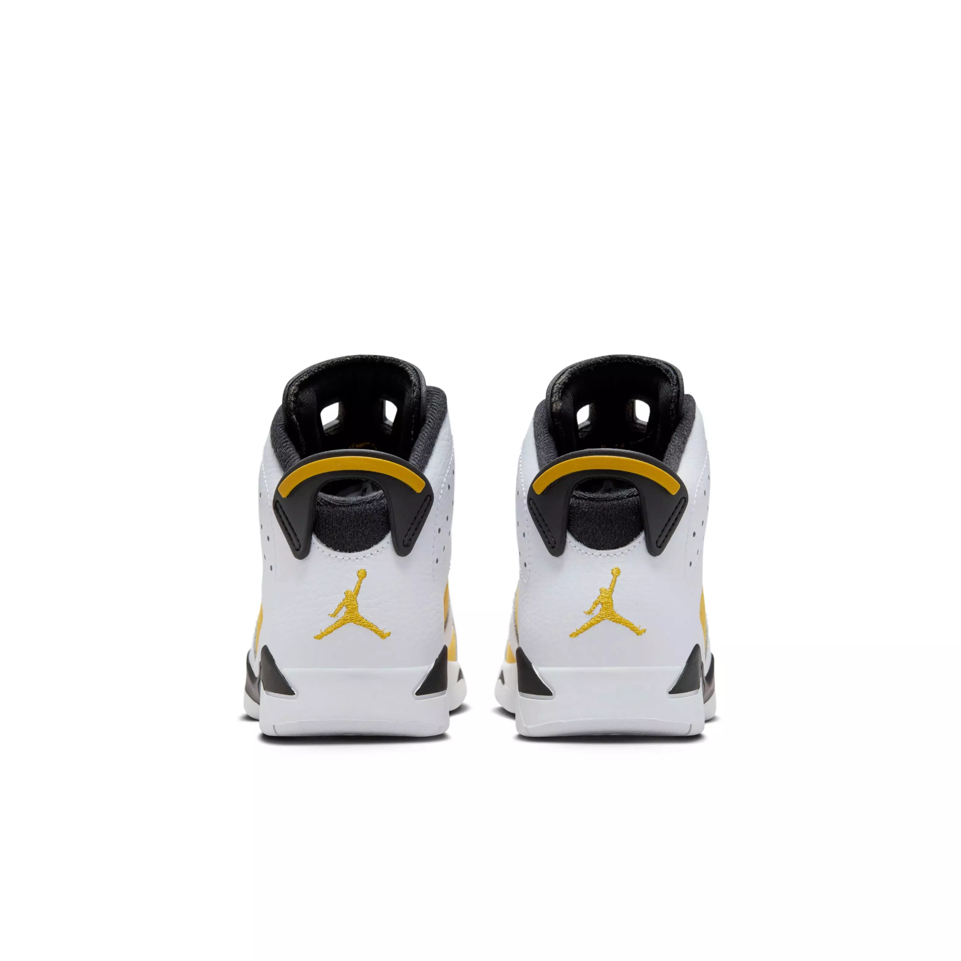 Jordan 6 Retro "Yellow Ochre" Preschool Kids' Shoe - WHITE/YELLOW OCHRE/BLACK
