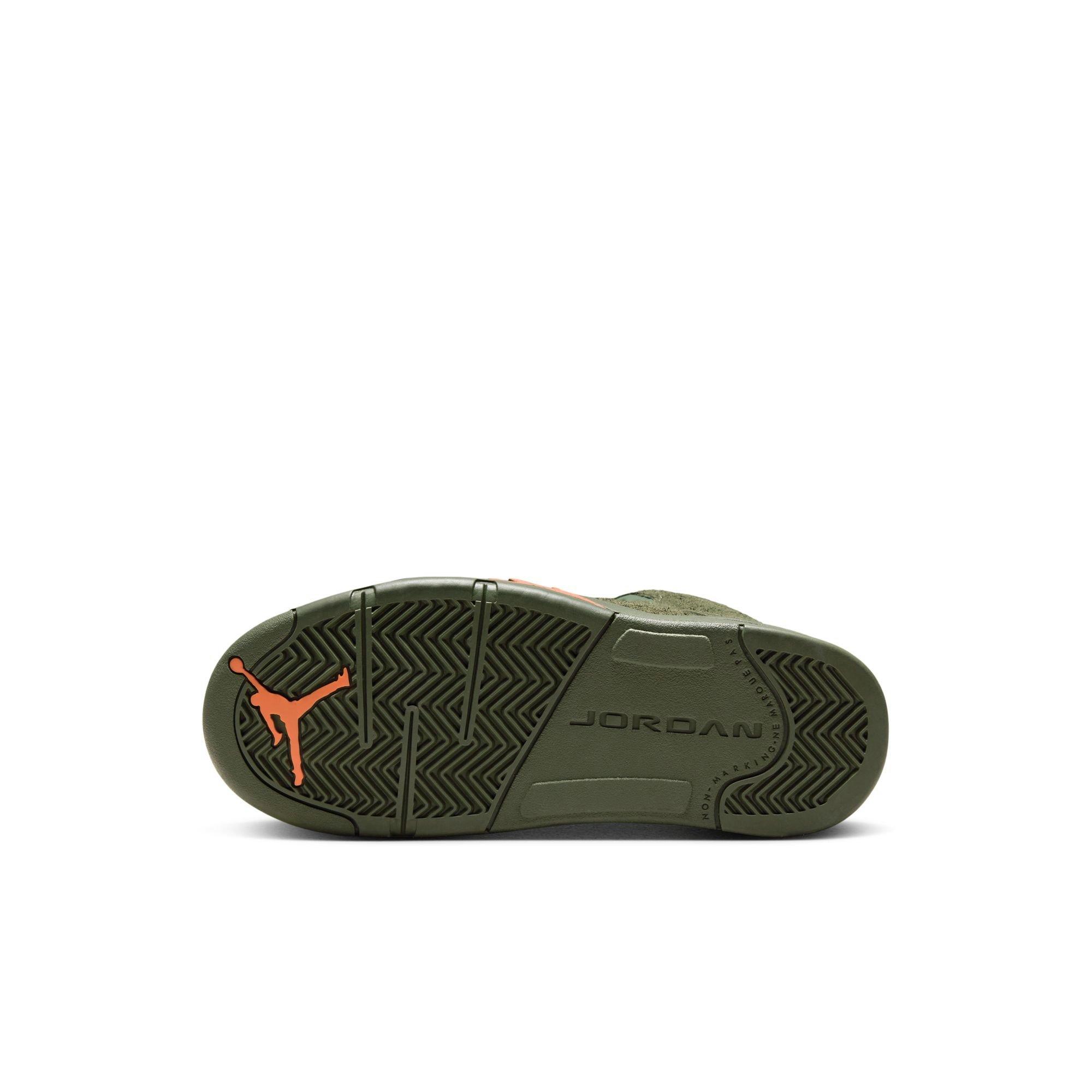 Jordan 5 Retro Preschool Kids' Olive Shoe