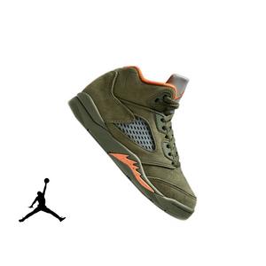 Olive green jordan outlet 8s