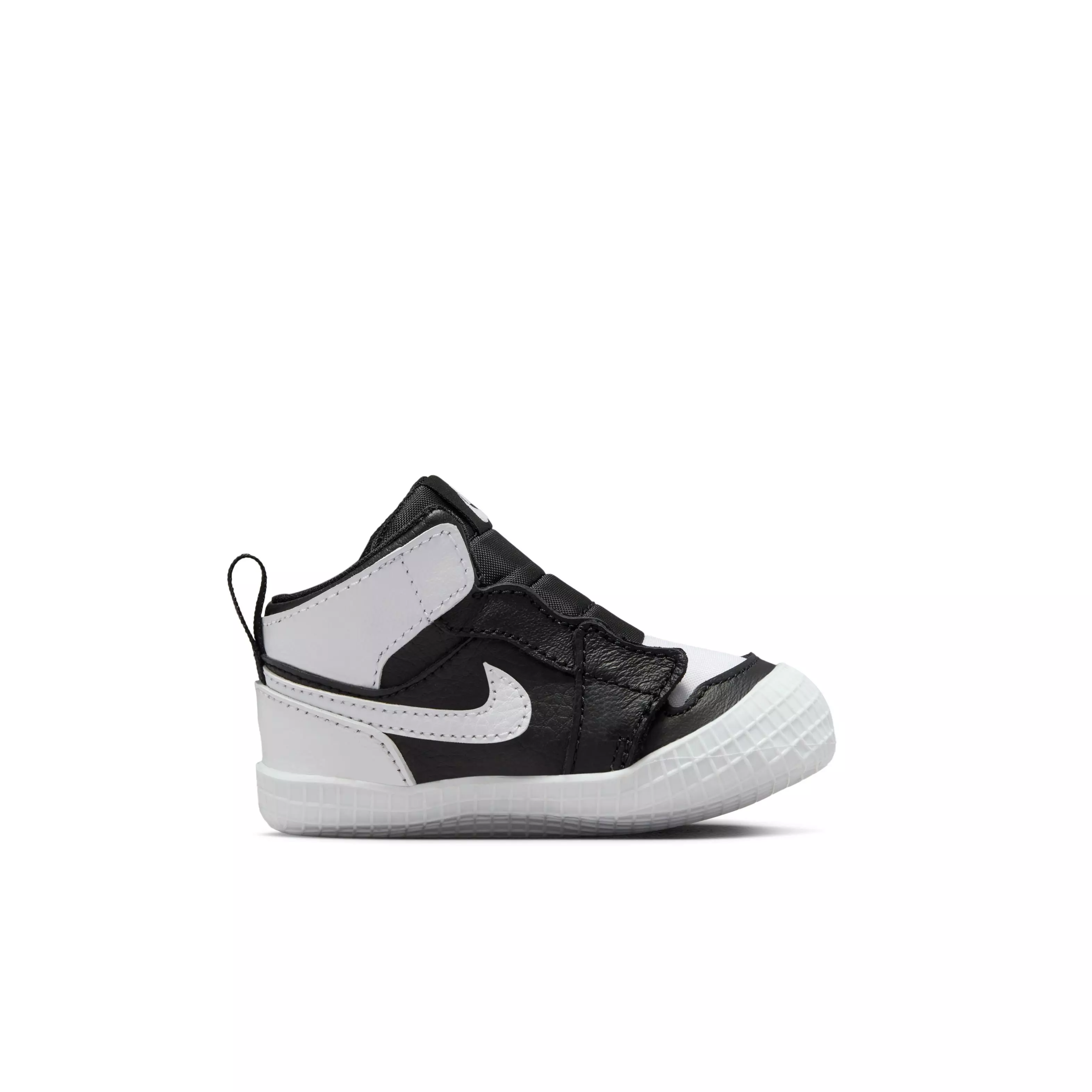 Jordan 1 Retro High OG "Black/White" Crib Bootie - BLACK/WHITE
