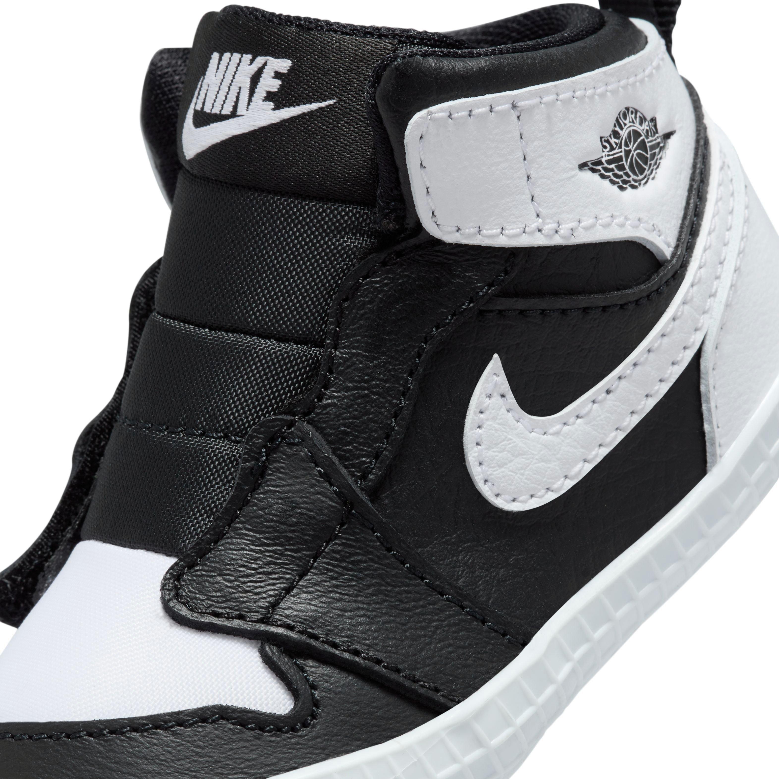 Jordan 1 Retro High OG "Black/White" Crib Bootie