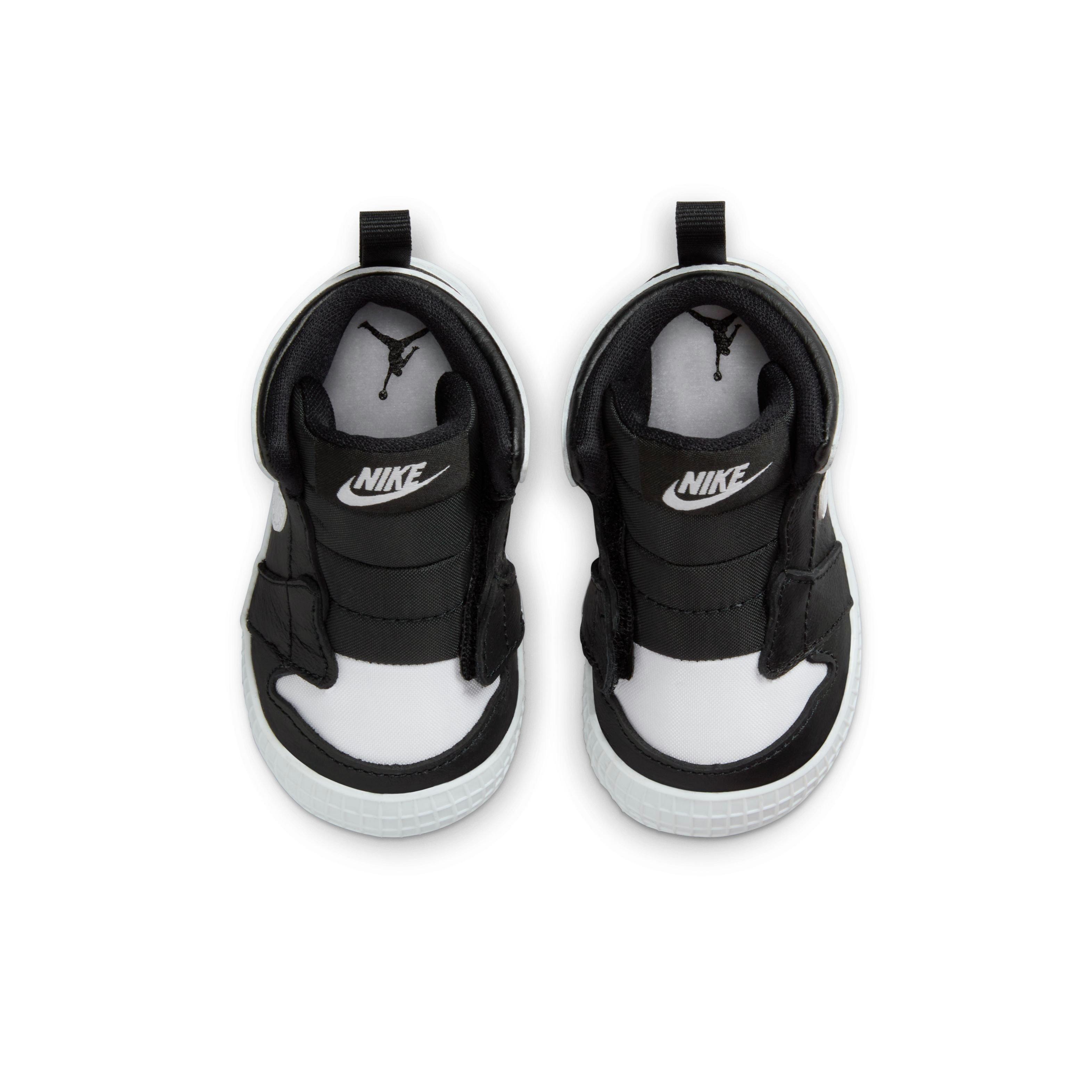 Jordan 1 Retro High OG "Black/White" Crib Bootie