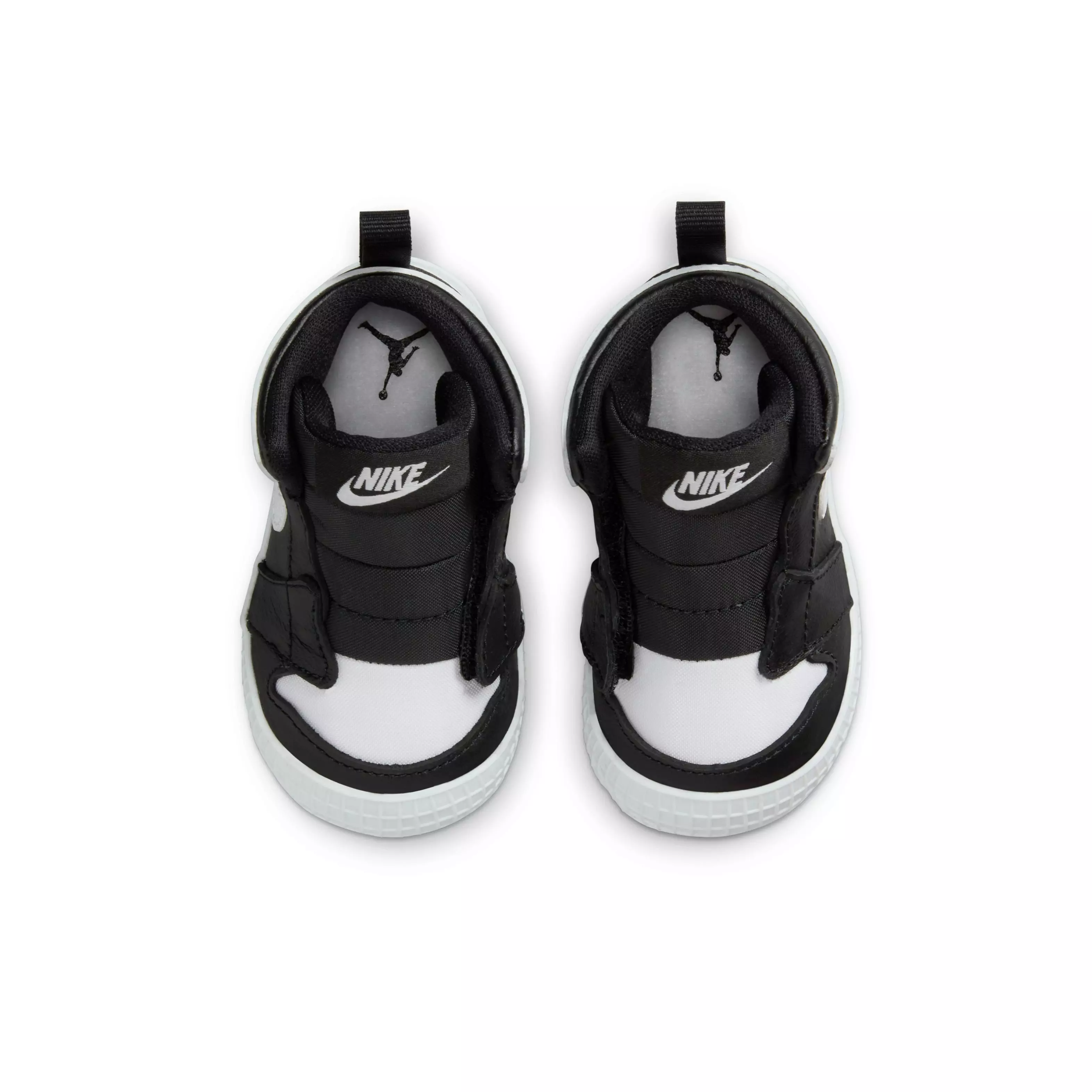 Jordan 1 Retro High OG "Black/White" Crib Bootie - BLACK/WHITE