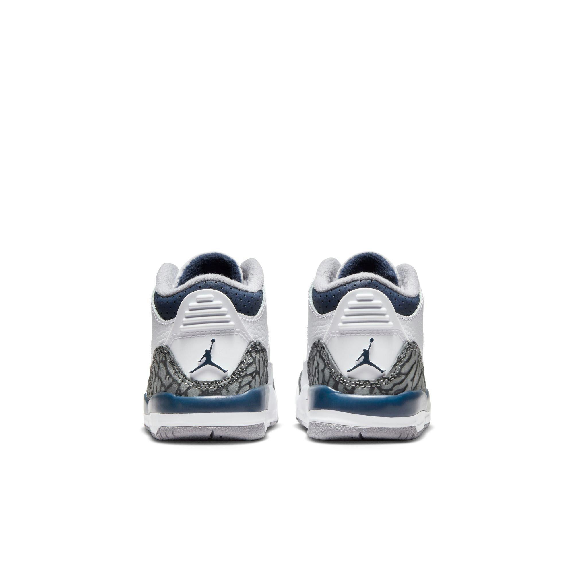 Jordan 3 Retro Toddler Kids' "Midnight Navy" Shoe